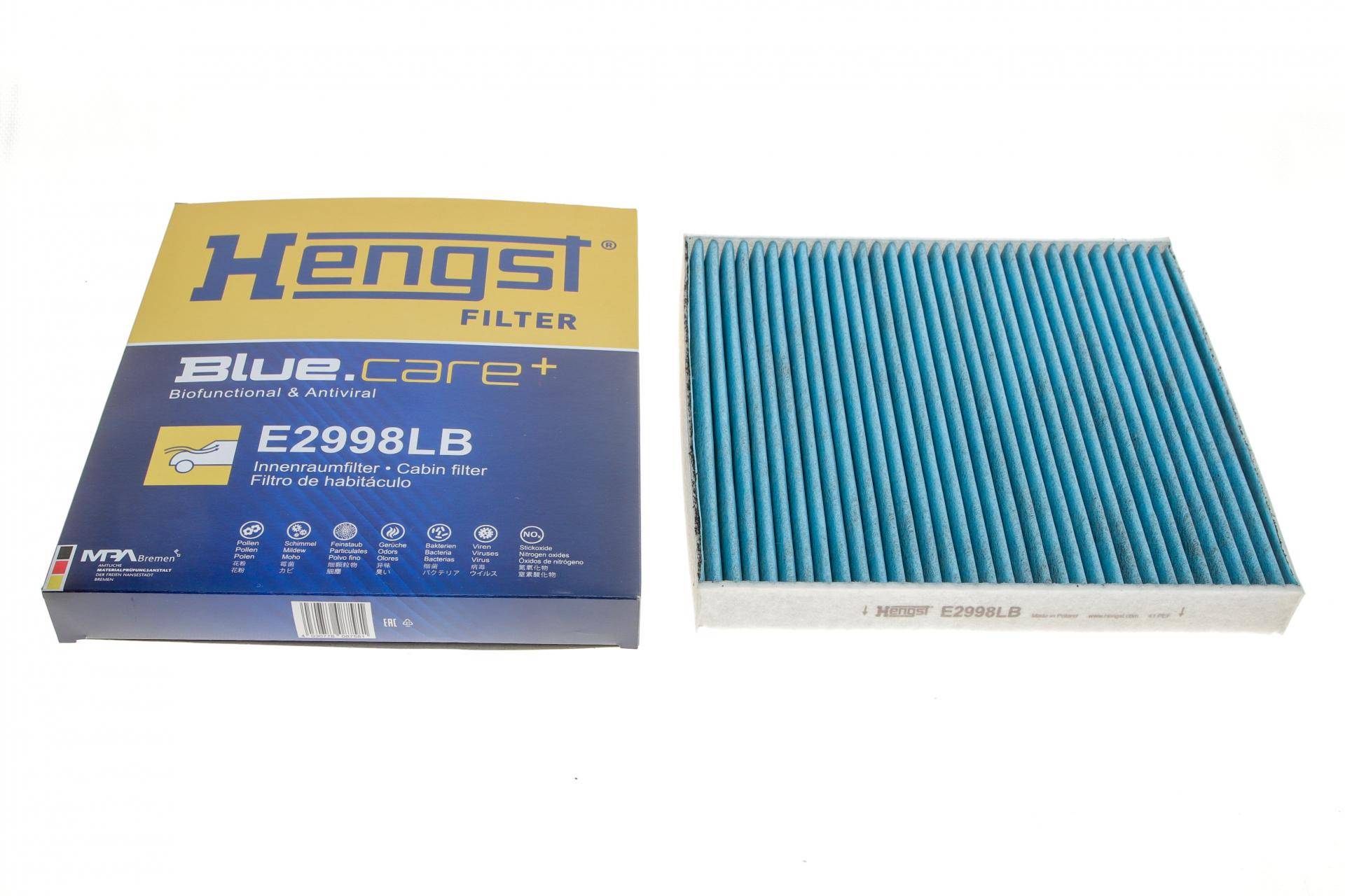 Фільтр салону VW Golf/Passat 14-/Crafter 16-/Skoda Octavia 12-/SuperB 15- (вугільний/антибактер.)