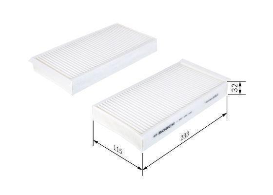 Фільтр салону BMW X1 14-/X2 (F39) 17-/I3 13- (к-кт 2 шт) знято з постачання