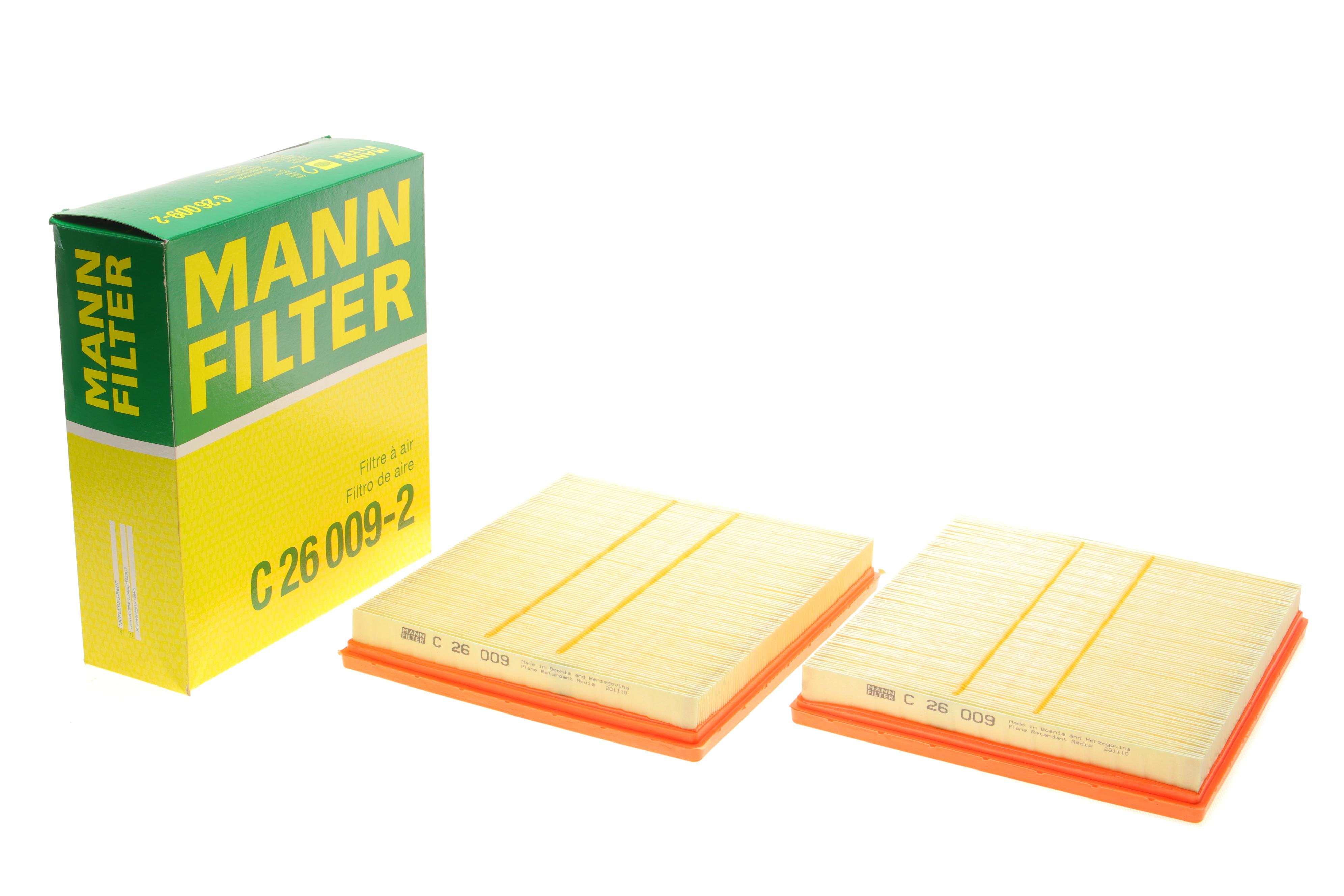 Фільтр повітряний MB E-class (W211)/S-class (W221)/M-class (W164)/GL (X164) 4.0CDI OM629 06-12 (к-кт)