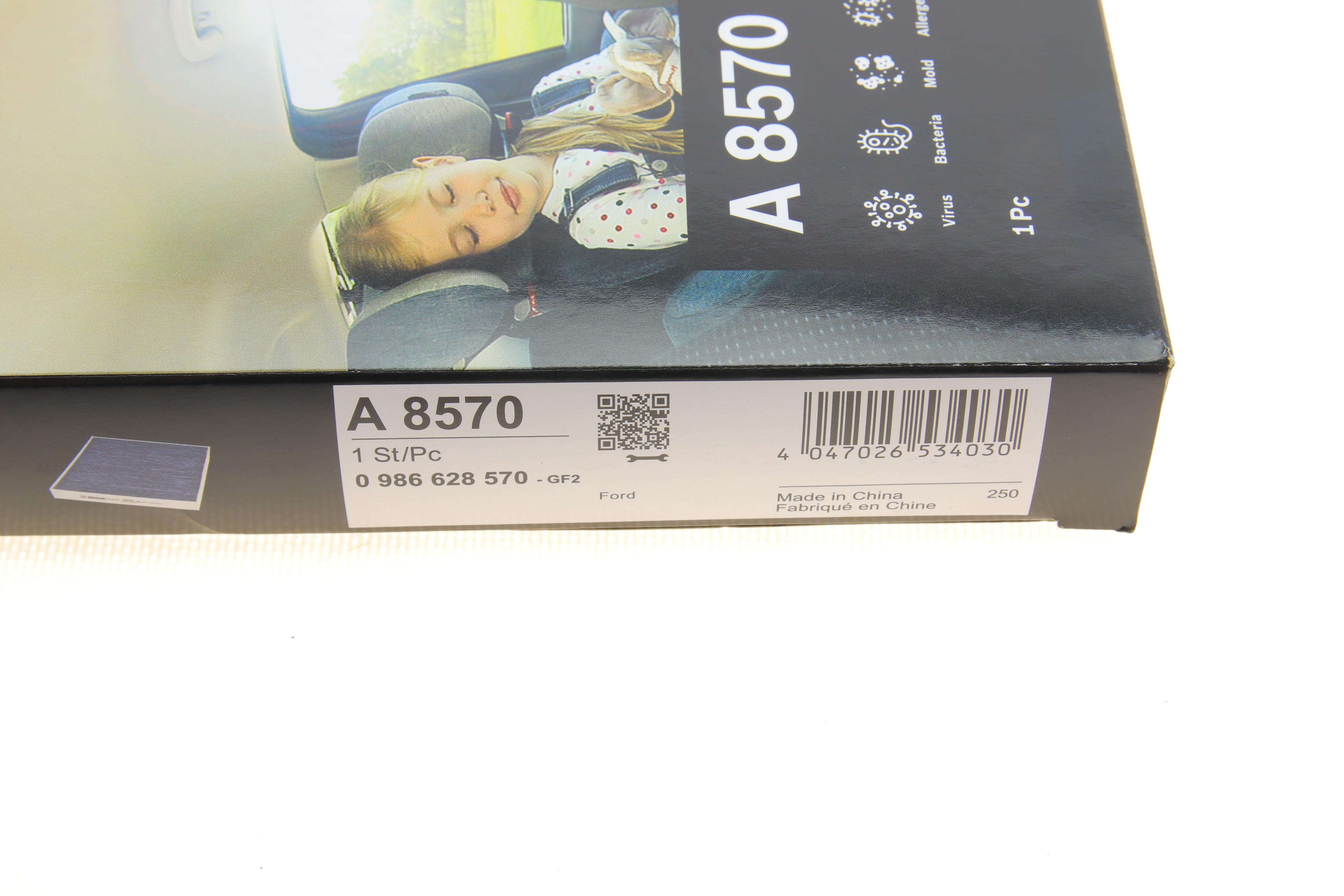 Фільтр салону Ford Tourneo/Transit 2.0-2.2TDCi 12- (вугільний/антиалергенний/антибактеріальний)