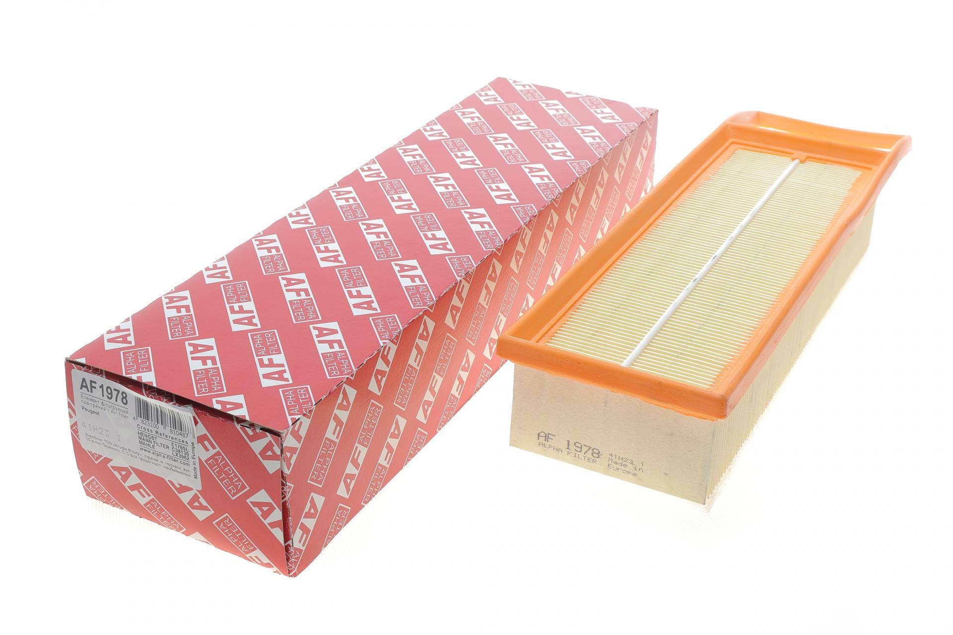 Фільтр повітряний Peugeot 308 1.6VTi 13-