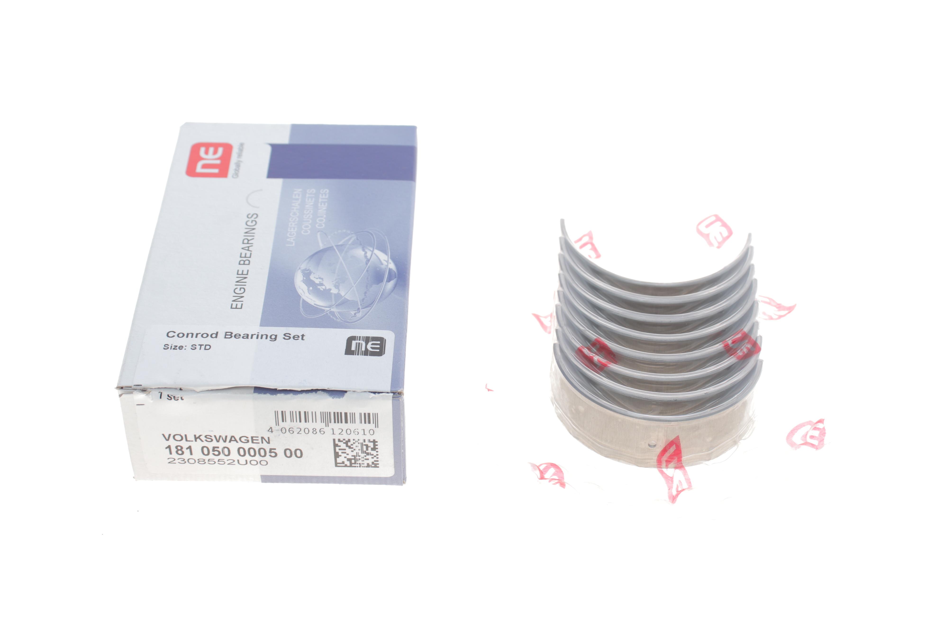 Вкладиші шатунні Audi A3/VW Golf 1.6 FSI (STD) = 6150540000