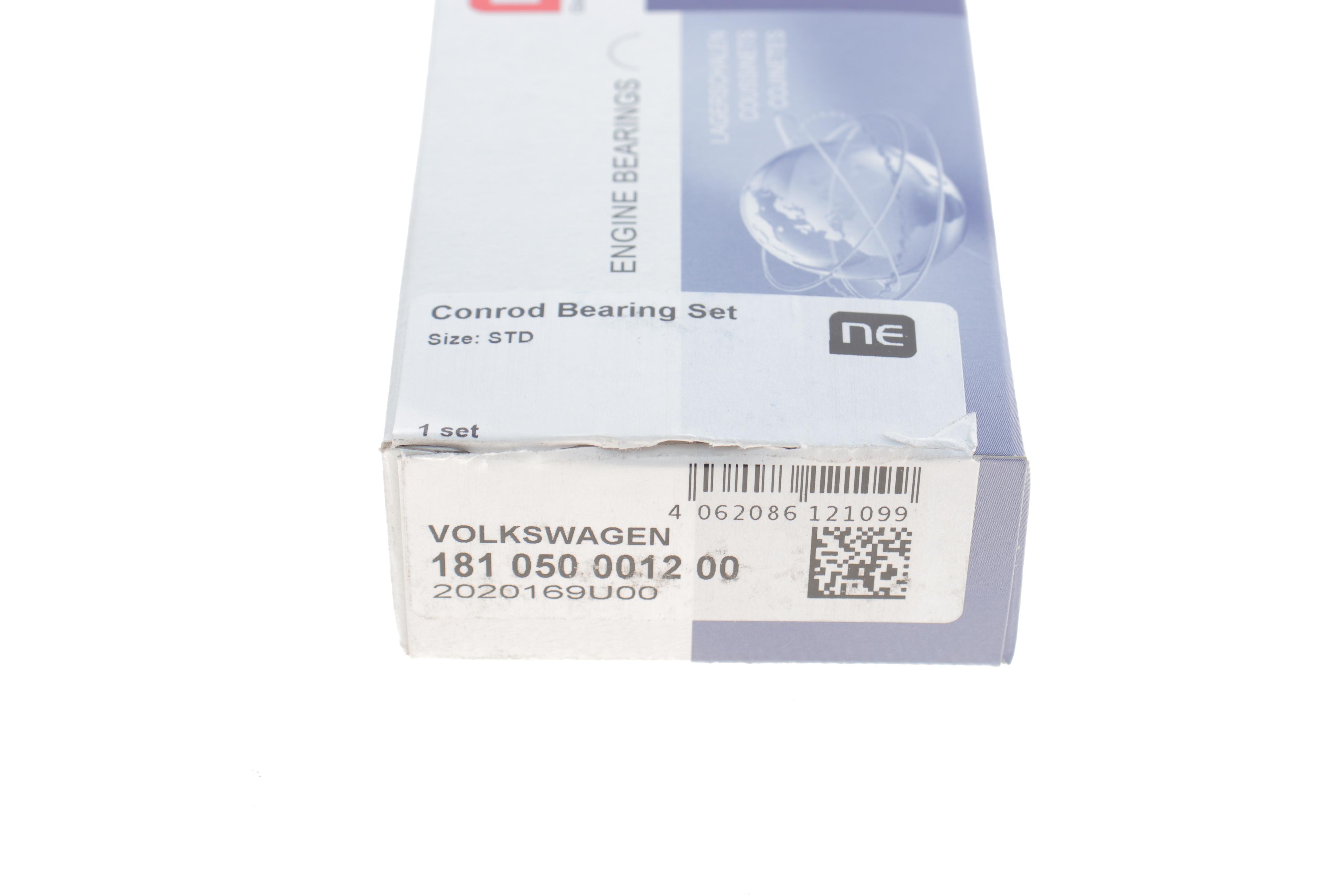 Вкладиші шатунні Audi A3/A4/A6/VW Caddy/T4/T5 1.9TDI (STD) = 6150610000