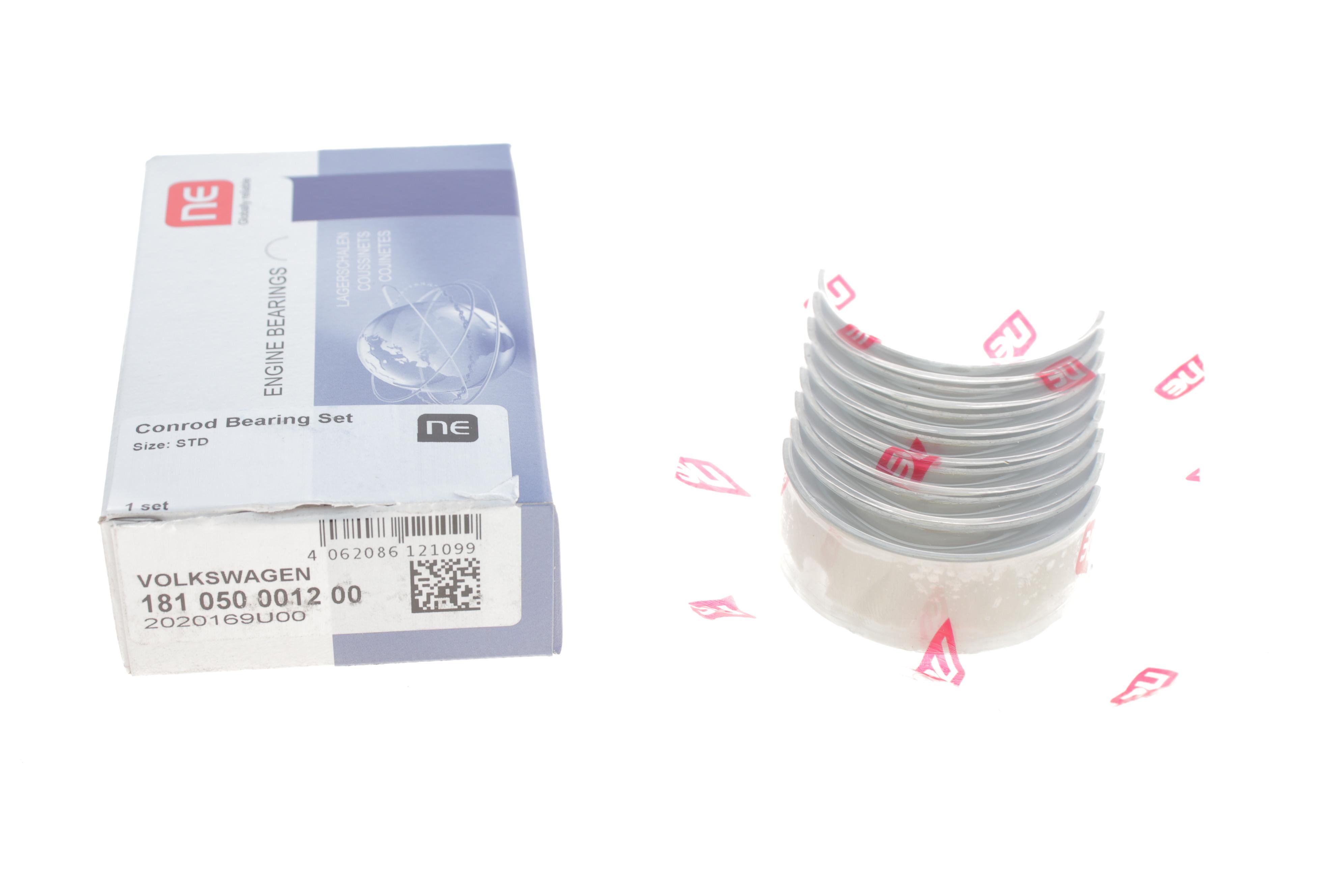 Вкладиші шатунні Audi A3/A4/A6/VW Caddy/T4/T5 1.9TDI (STD) = 6150610000