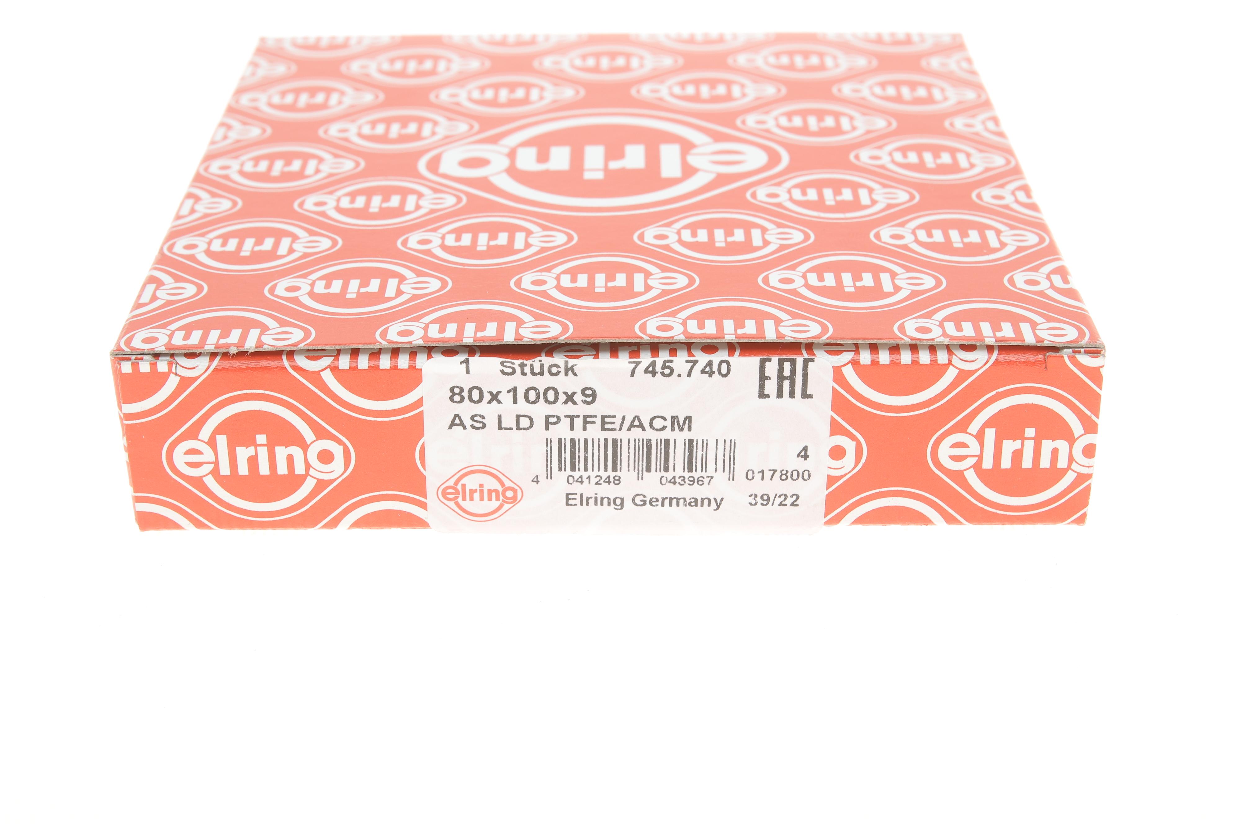 Сальник колінвалу (задній) Renault Kangoo 1.5dCi (80x100x9)