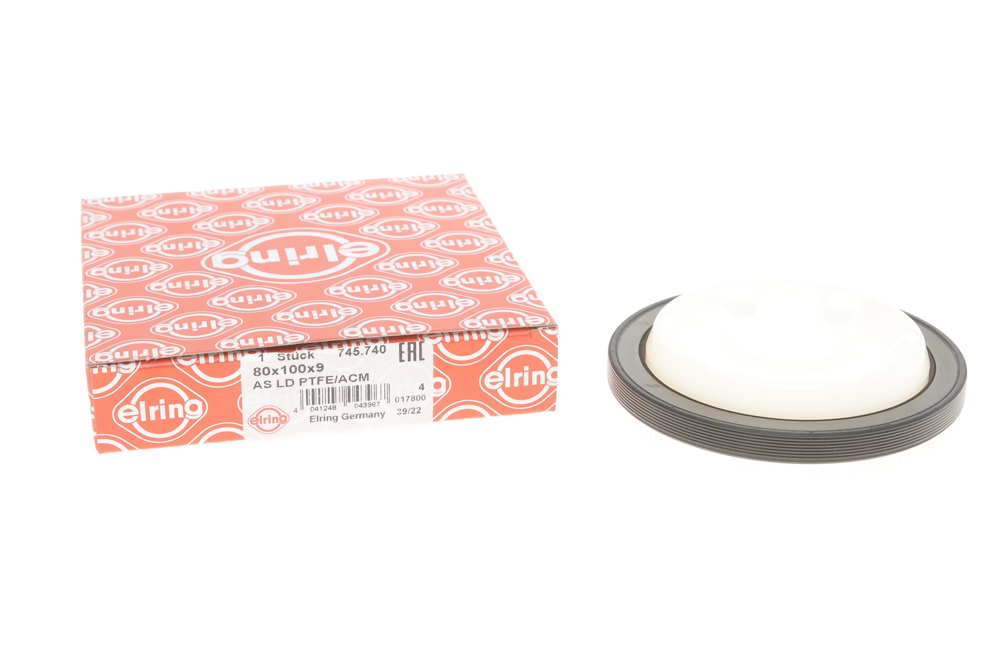 Сальник колінвалу (задній) Renault Kangoo 1.5dCi (80x100x9)