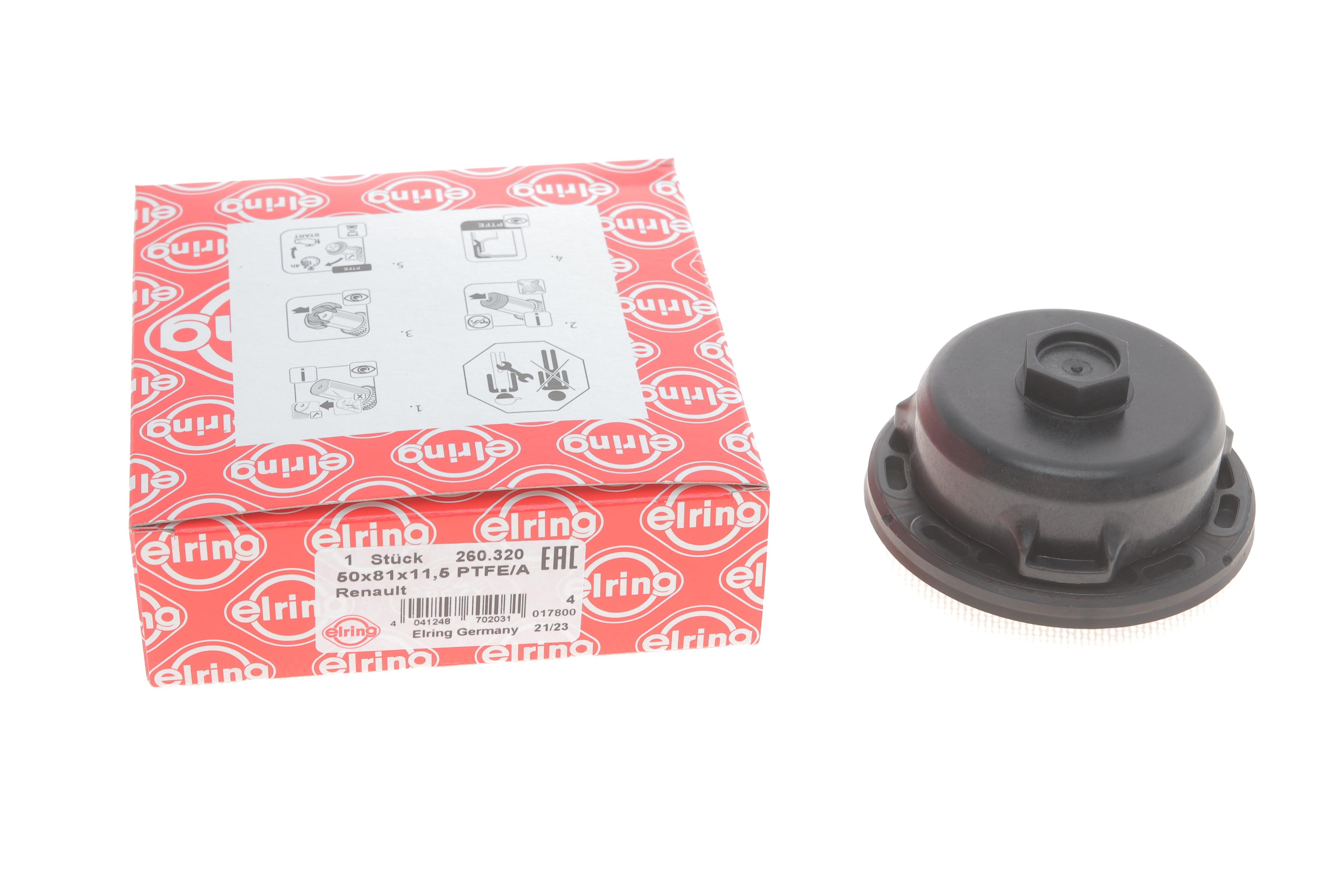 Сальник колінвалу (передній) Renault Trafic/Opel Vivaro 2.0DI 06- (50x81x11.5)