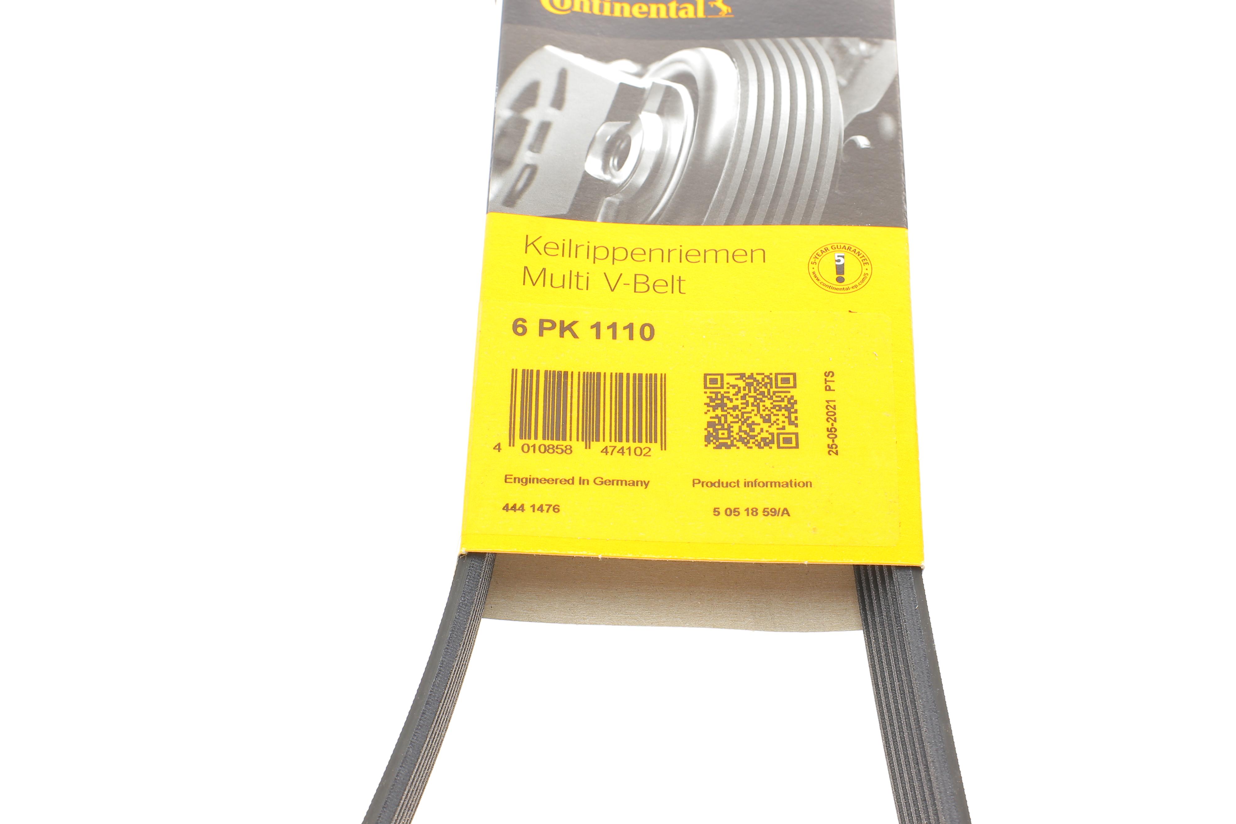 Ремінь генератора Fiat Scudo/Citroen Berlingo 1.9D/TD 96- (PS, -AC)