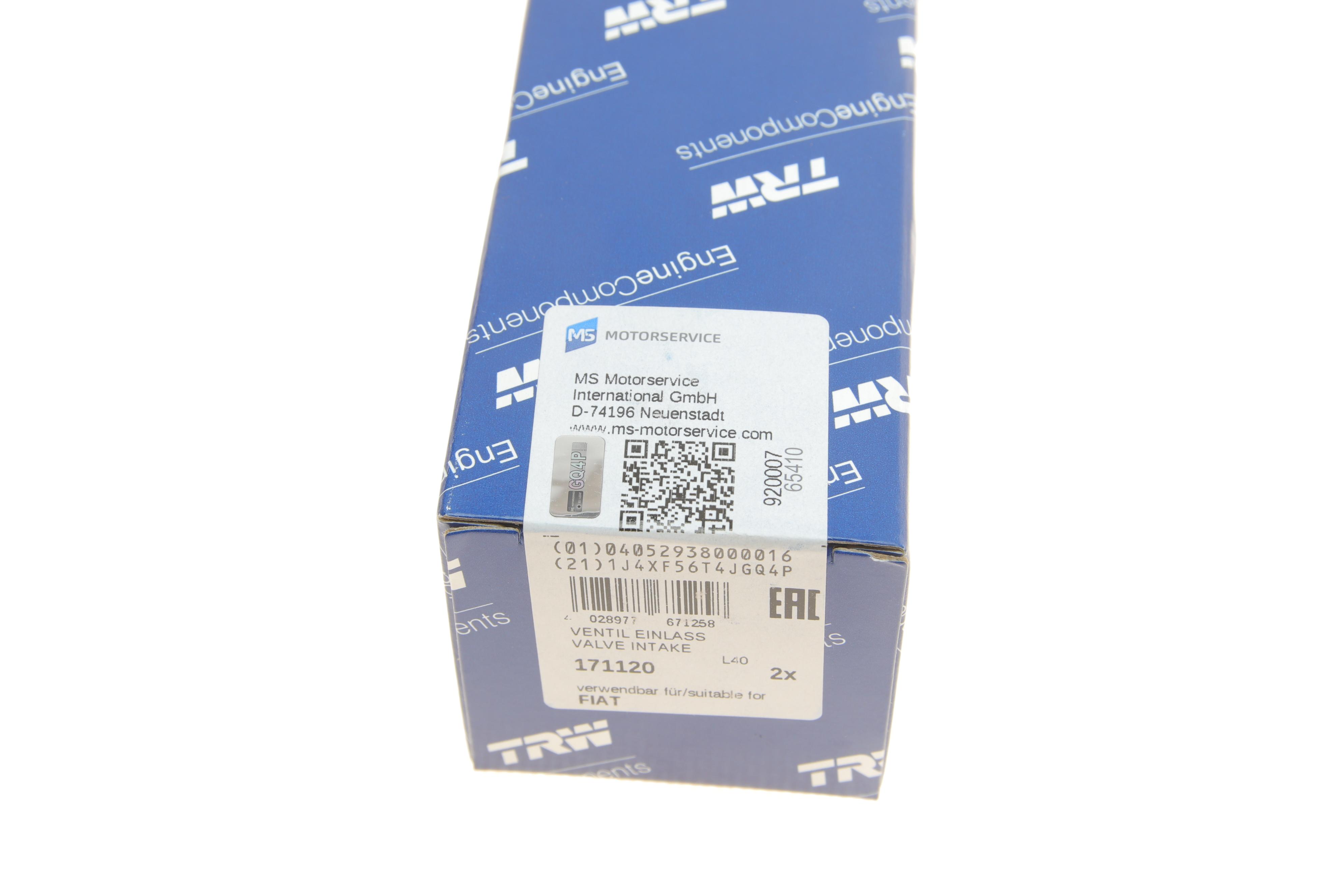 Клапан (впуск) Fiat Ducato 2.5-2.8JTD -06 (41x8x120.9)