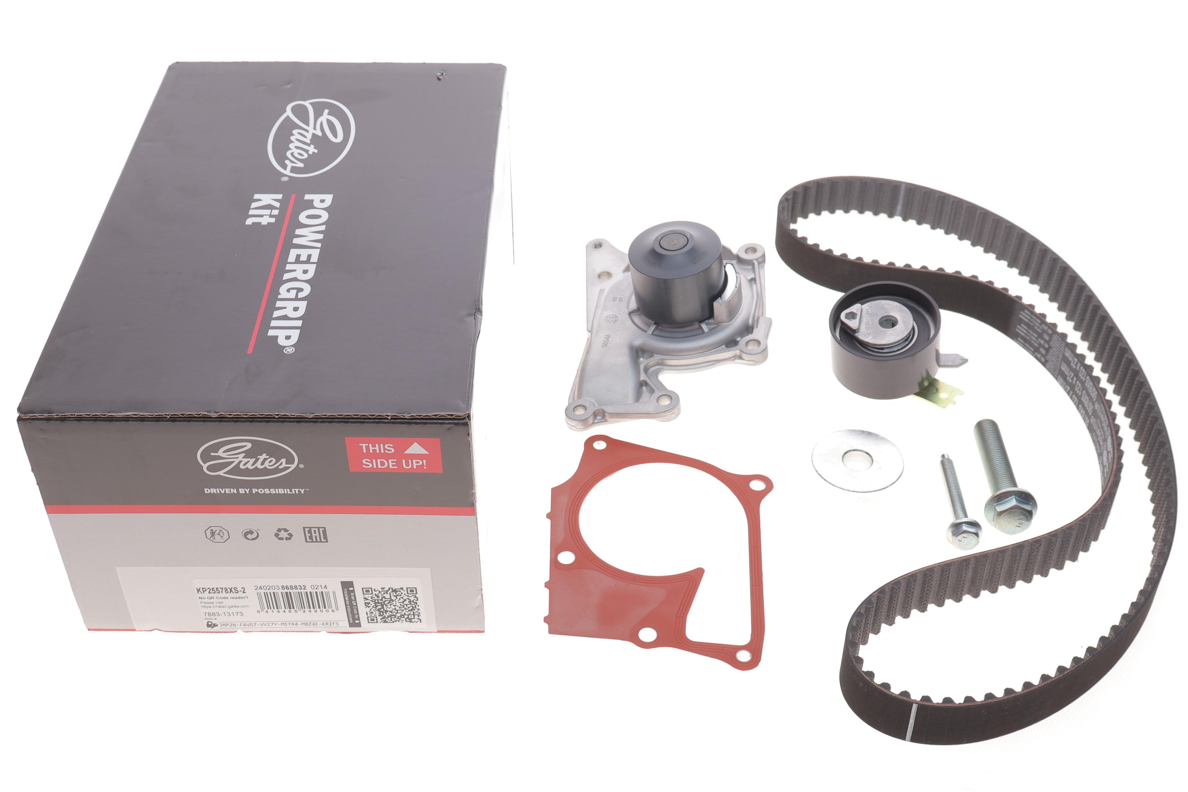 Комплект ГРМ + помпа Renault Kangoo 1.5dCi 10- (помпа 65521)