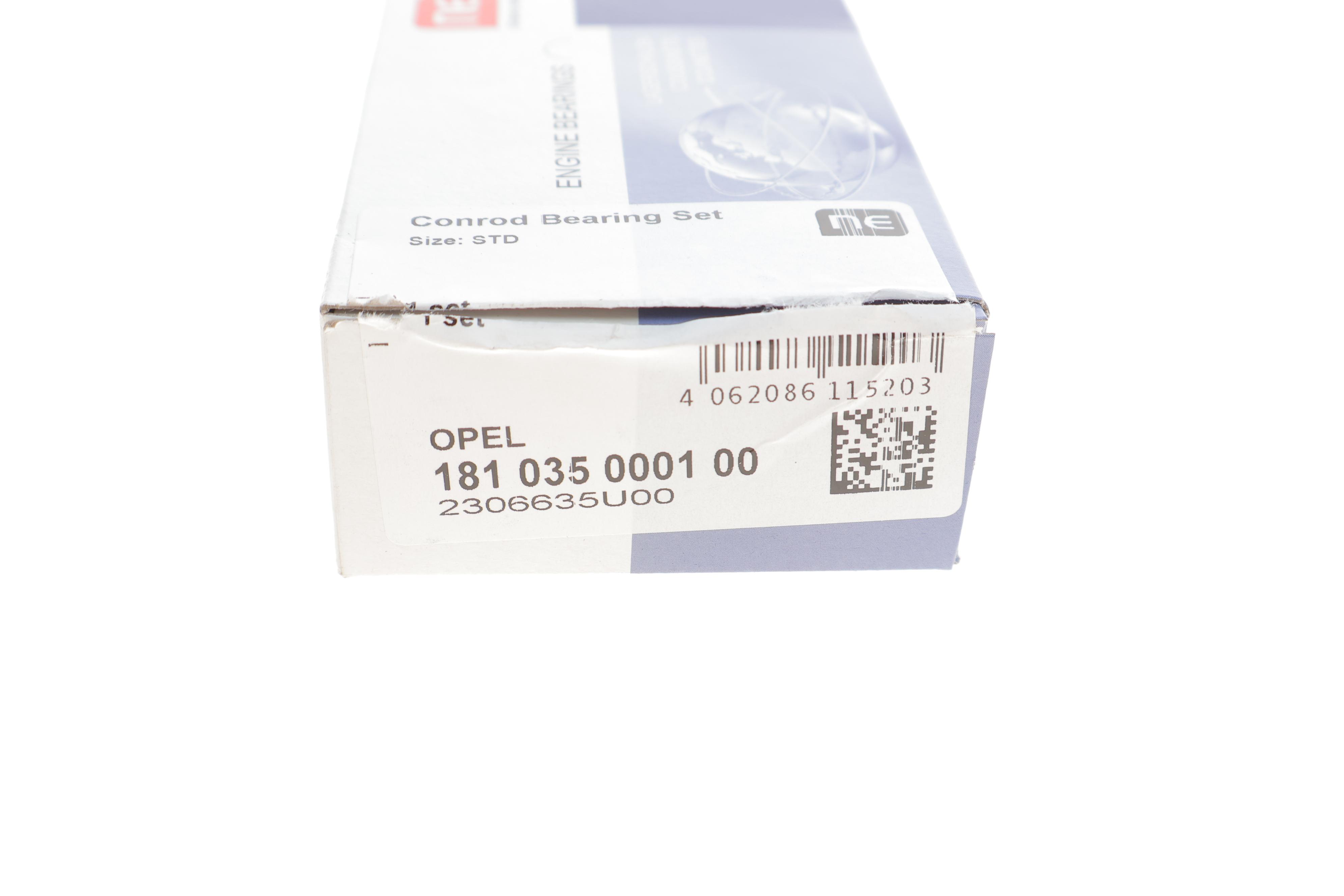 Вкладиші шатунні Opel Combo 1.2i/1.4i/1.6i/Astra 1.8i (STD) = 6135500000