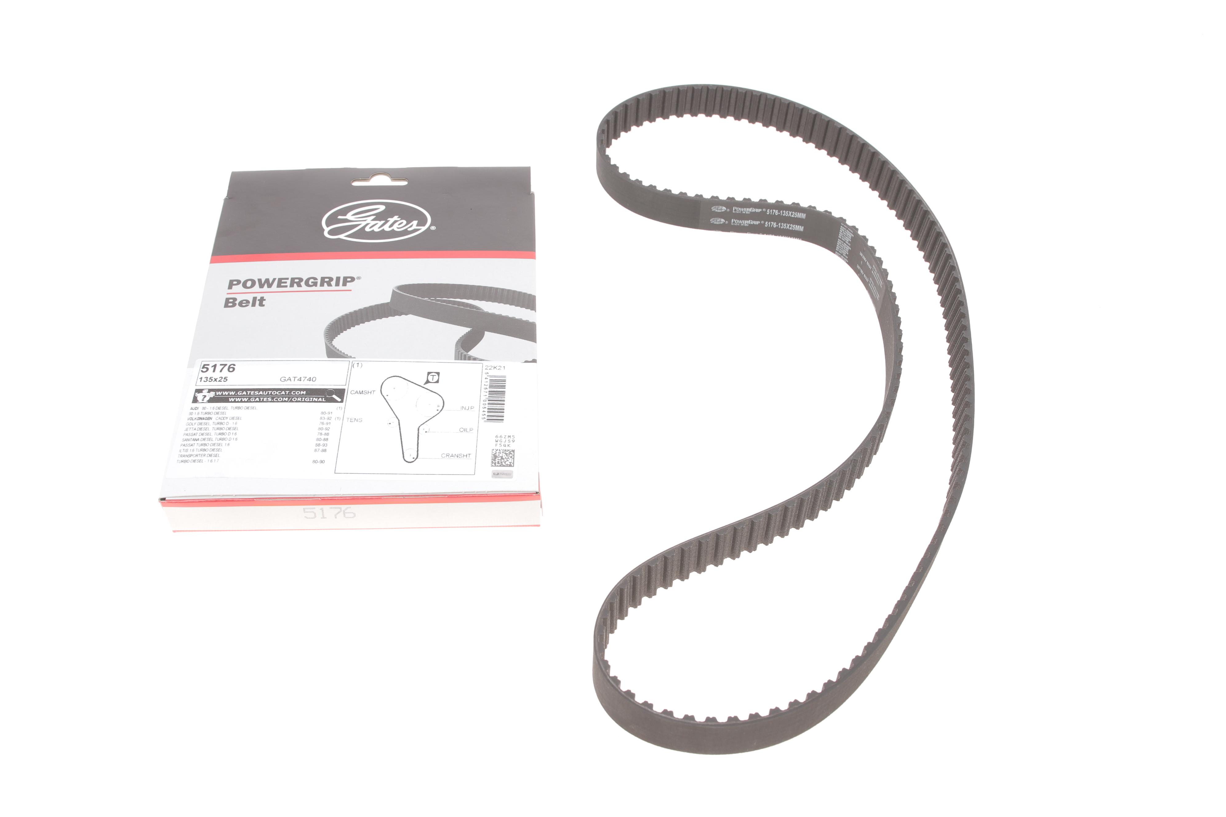 Ремінь ГРМ VW Golf I/II/VW Passat/Audi 80 1.6D/TD -93