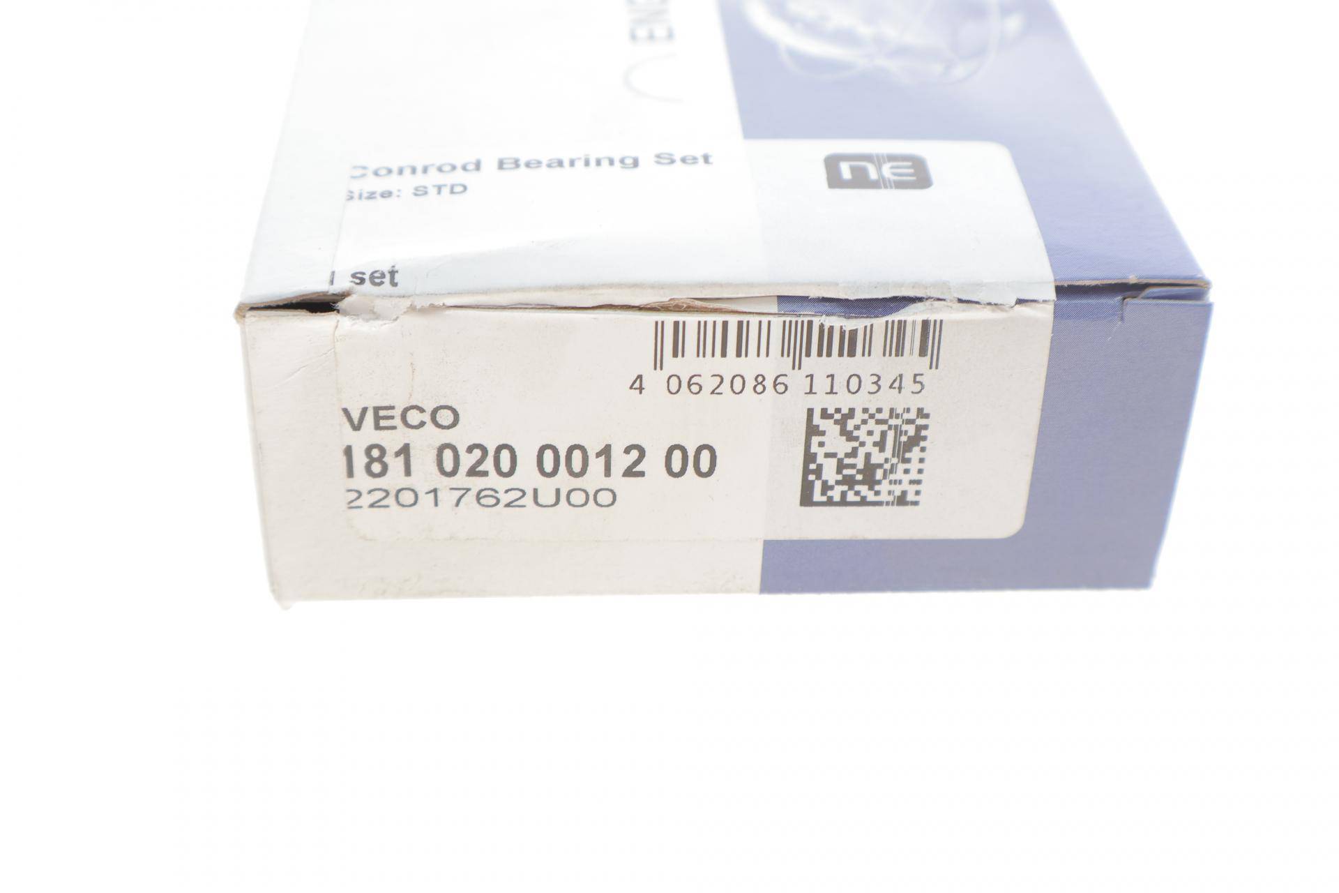 Вкладиші шатунні Renault Trafic 2.5D/Fiat Ducato 2.4D/2.5D/TD/2.8JTD 78- (STD) = 6120540000