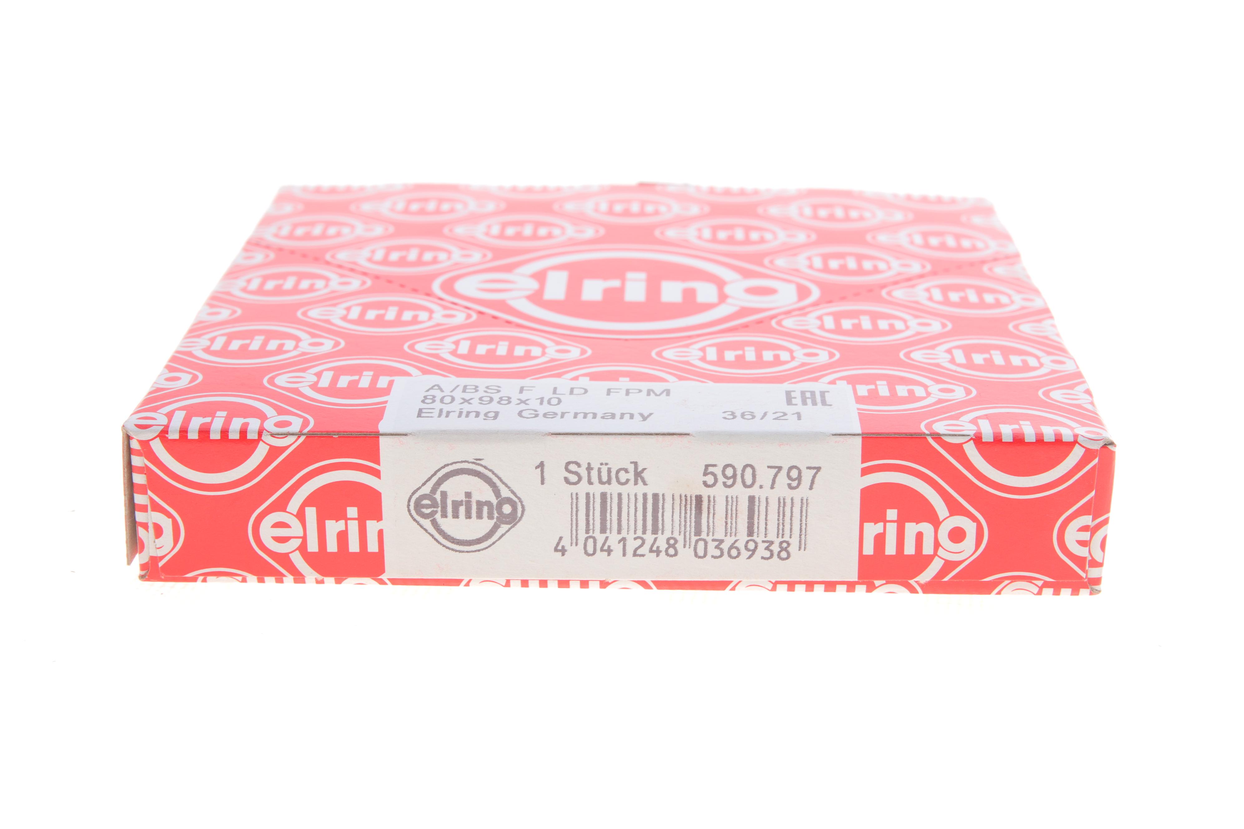 Сальник колінвалу (задній) Audi A4/BMW 3 (E30)/Honda Civic VII/Daewoo Lanos 1.0-3.0 63- (80x98x10)