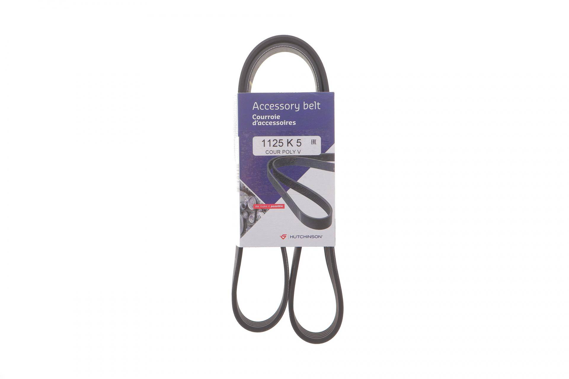 Ремінь генератора Opel Vivaro 2.0 ECOTEC 06- (5PK1125)