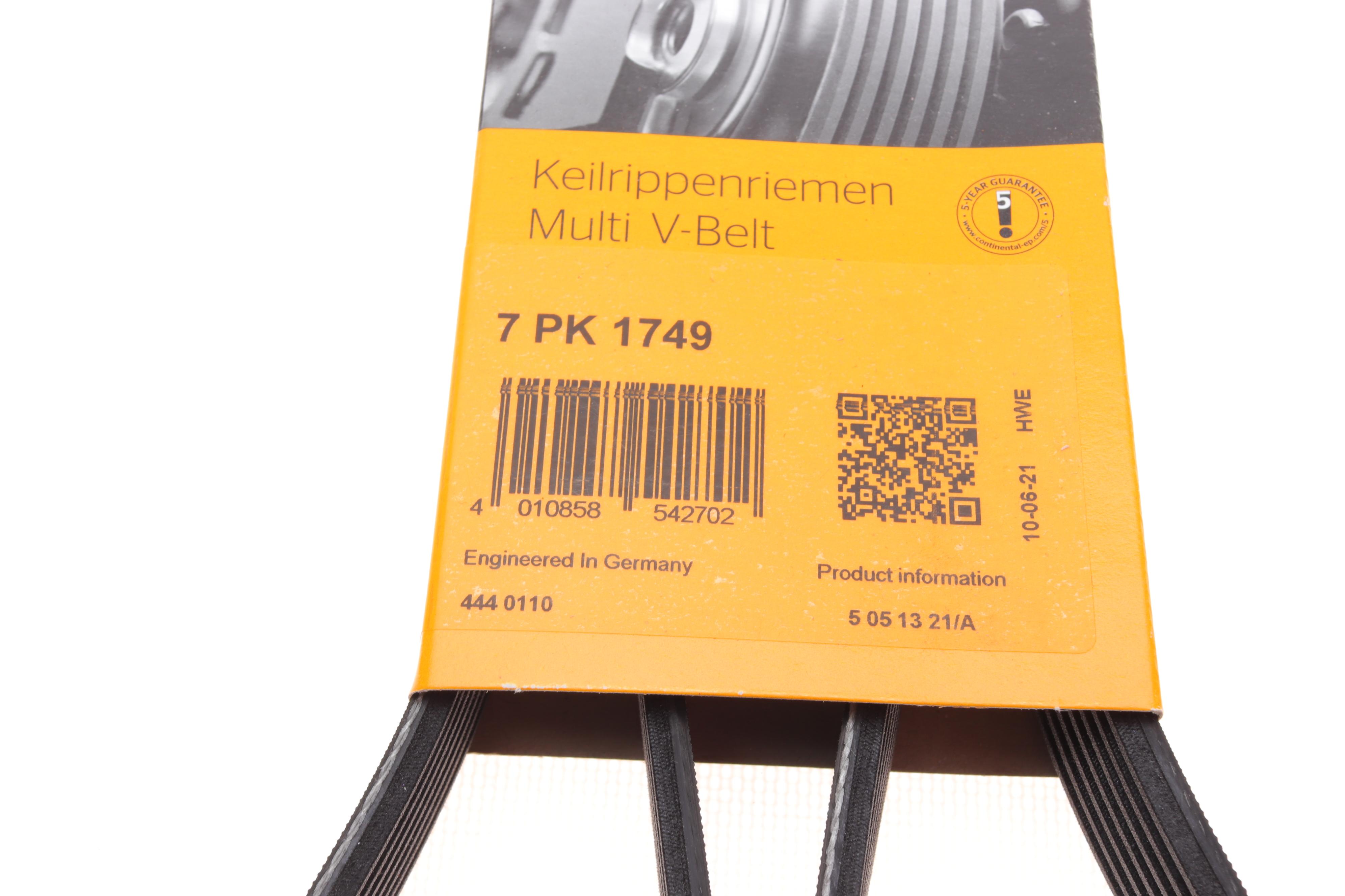 Ремінь генератора Renault Master/Nissan NT400 2.3 dCi 14-/Honda Accord/CR-V 2.4 03-