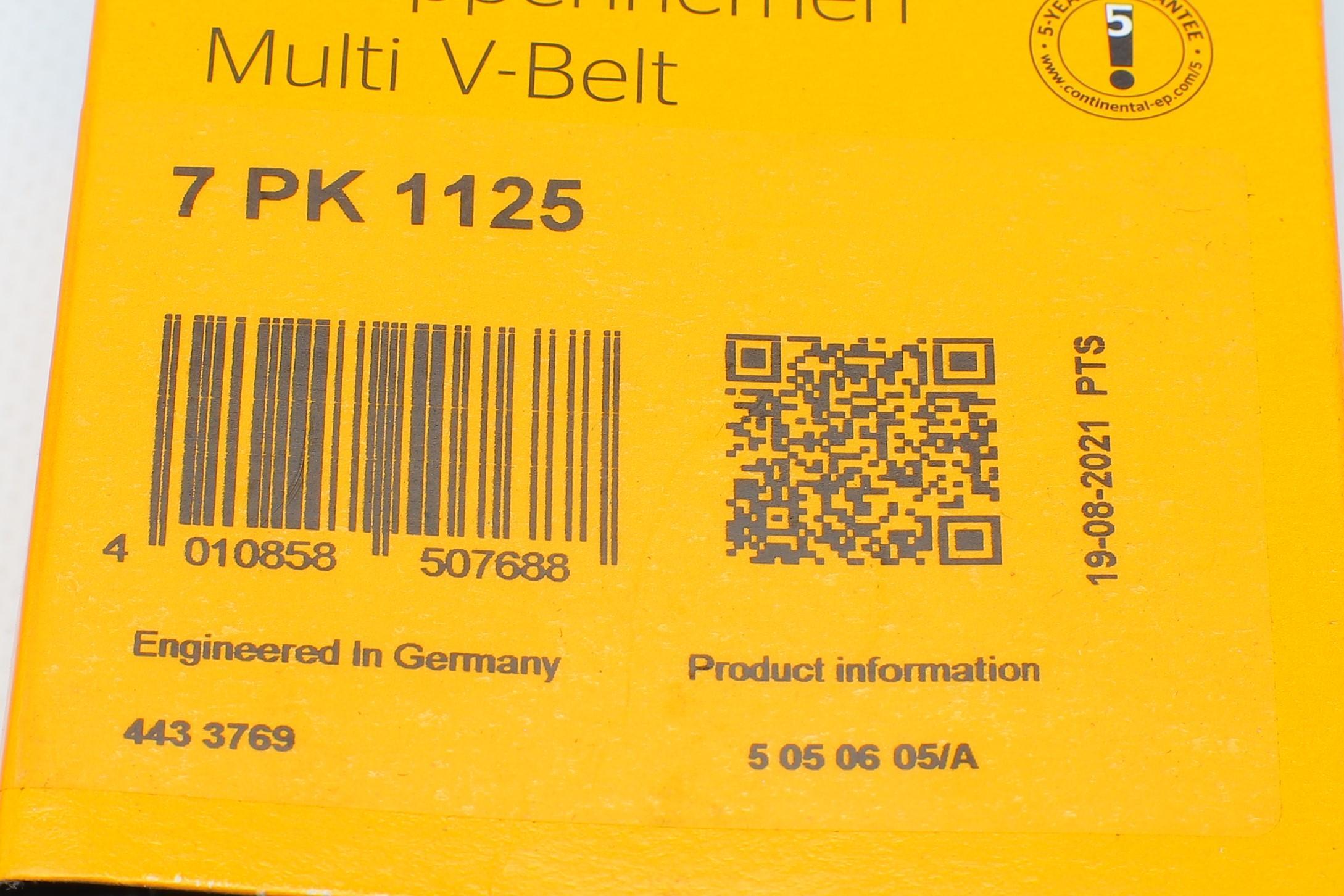 Ремінь генератора Renault Megane/Scenic 1.9dCi/2.0 03-/Nissan Juke 1.6 10-