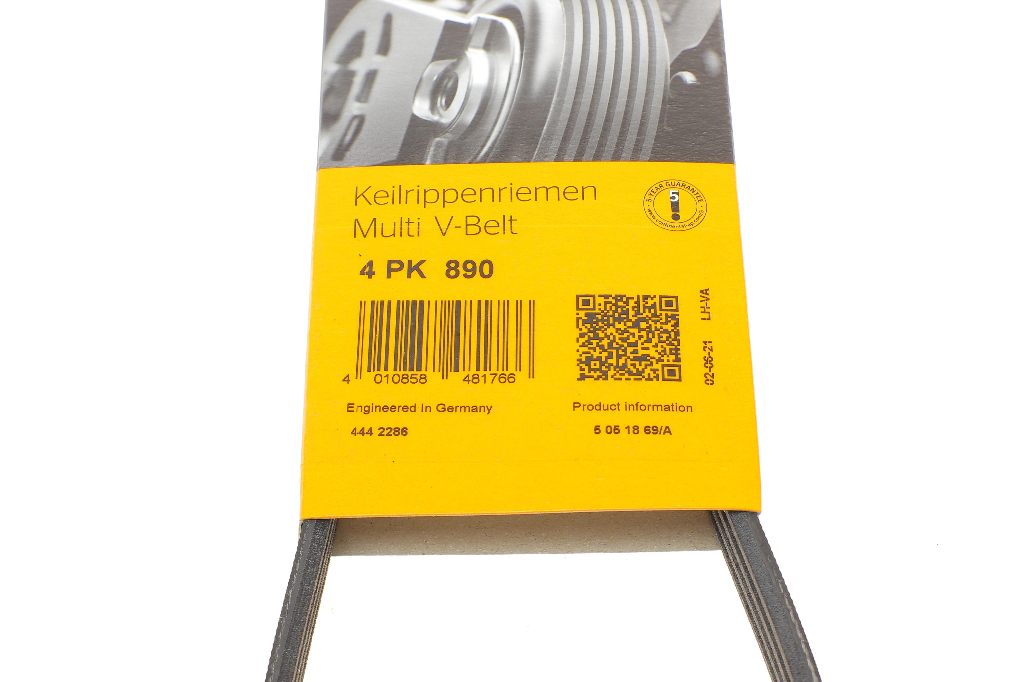 Ремінь генератора Hyundai Tucson/i30/Kia Sportage/Carens/Ceed/Suzuki Grand Vitara 04-/Audi/BMW/Mazda