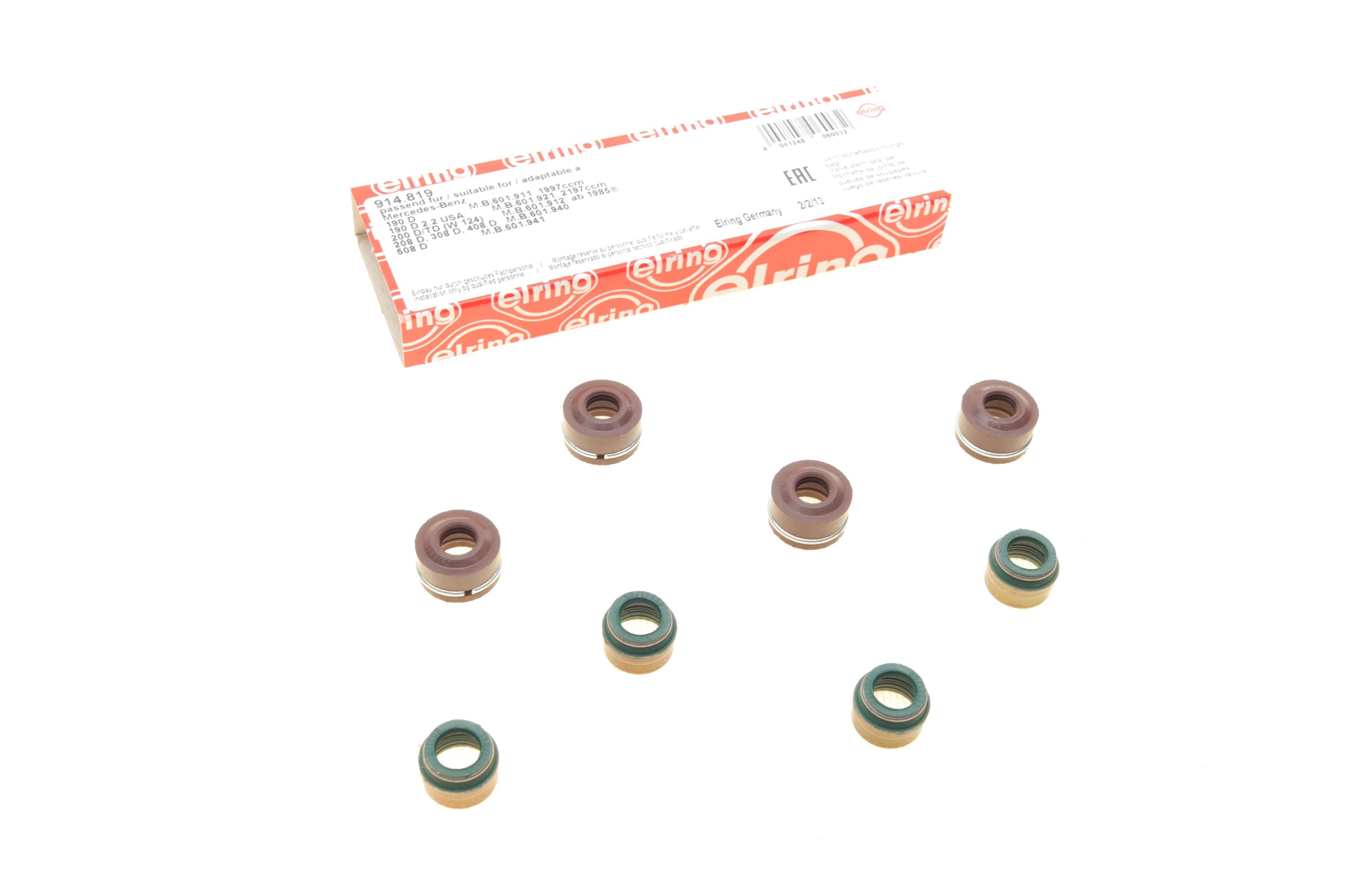 Сальник клапана (впуск/випуск) MB OM601 (к-кт 8шт.)