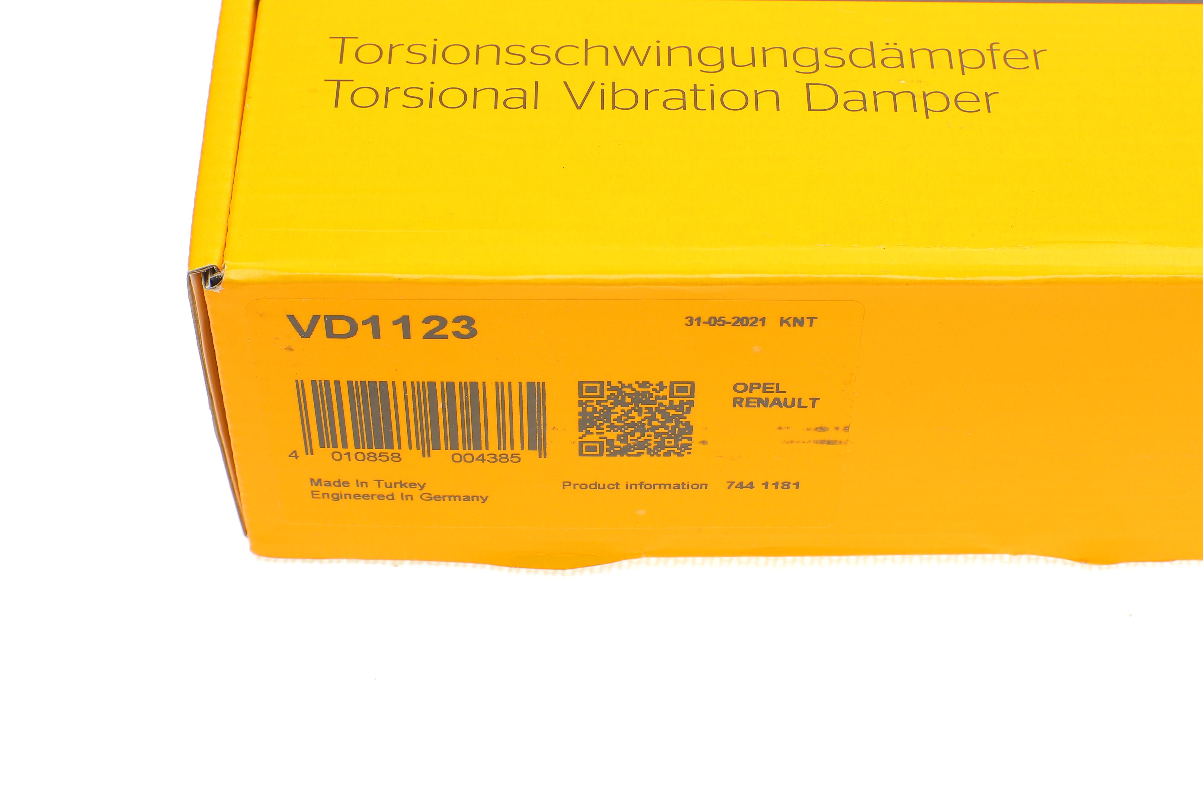 Шків колінвалу Renault Master/Opel Movano 2.3dCi 10- (7PK)