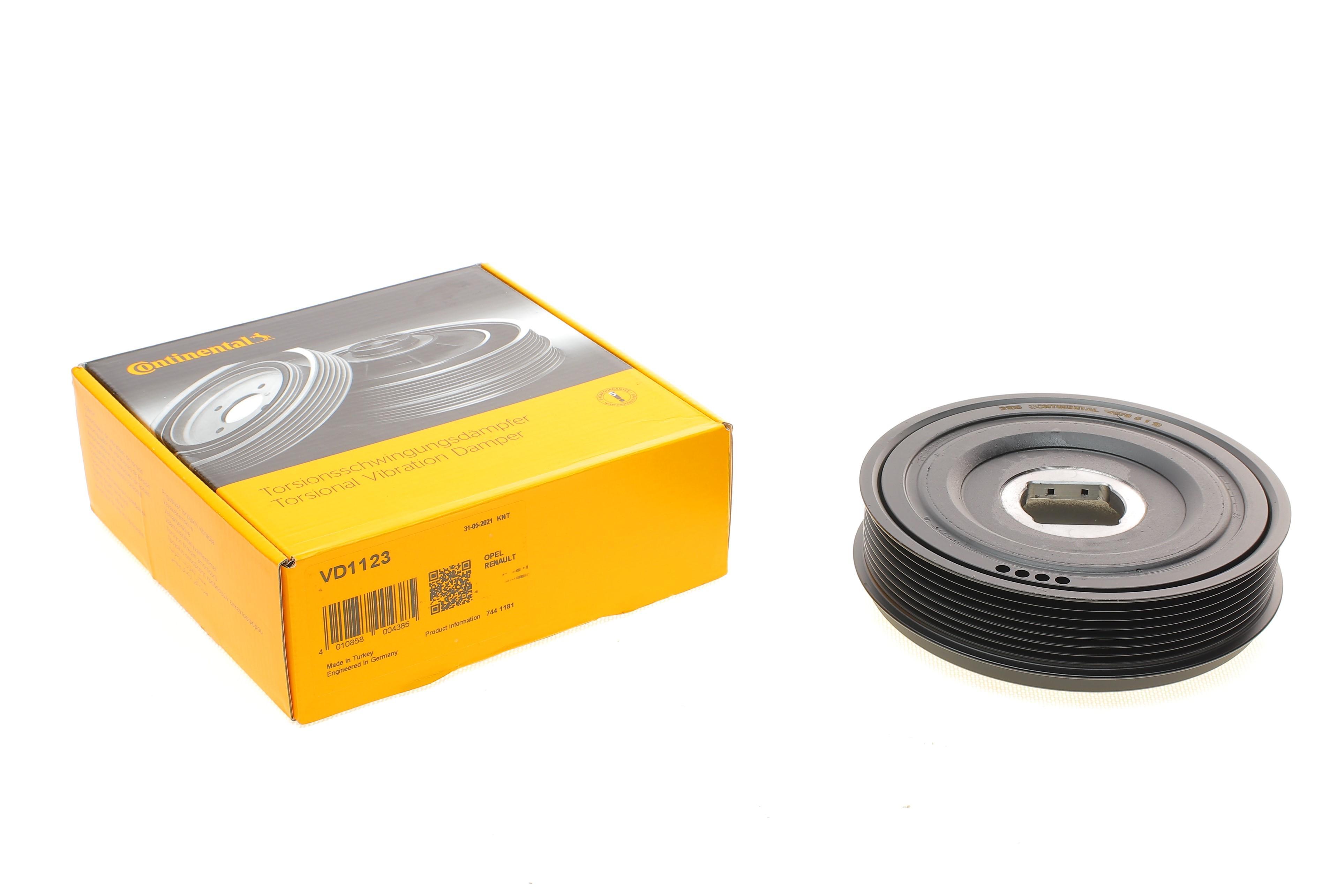 Шків колінвалу Renault Master/Opel Movano 2.3dCi 10- (7PK)