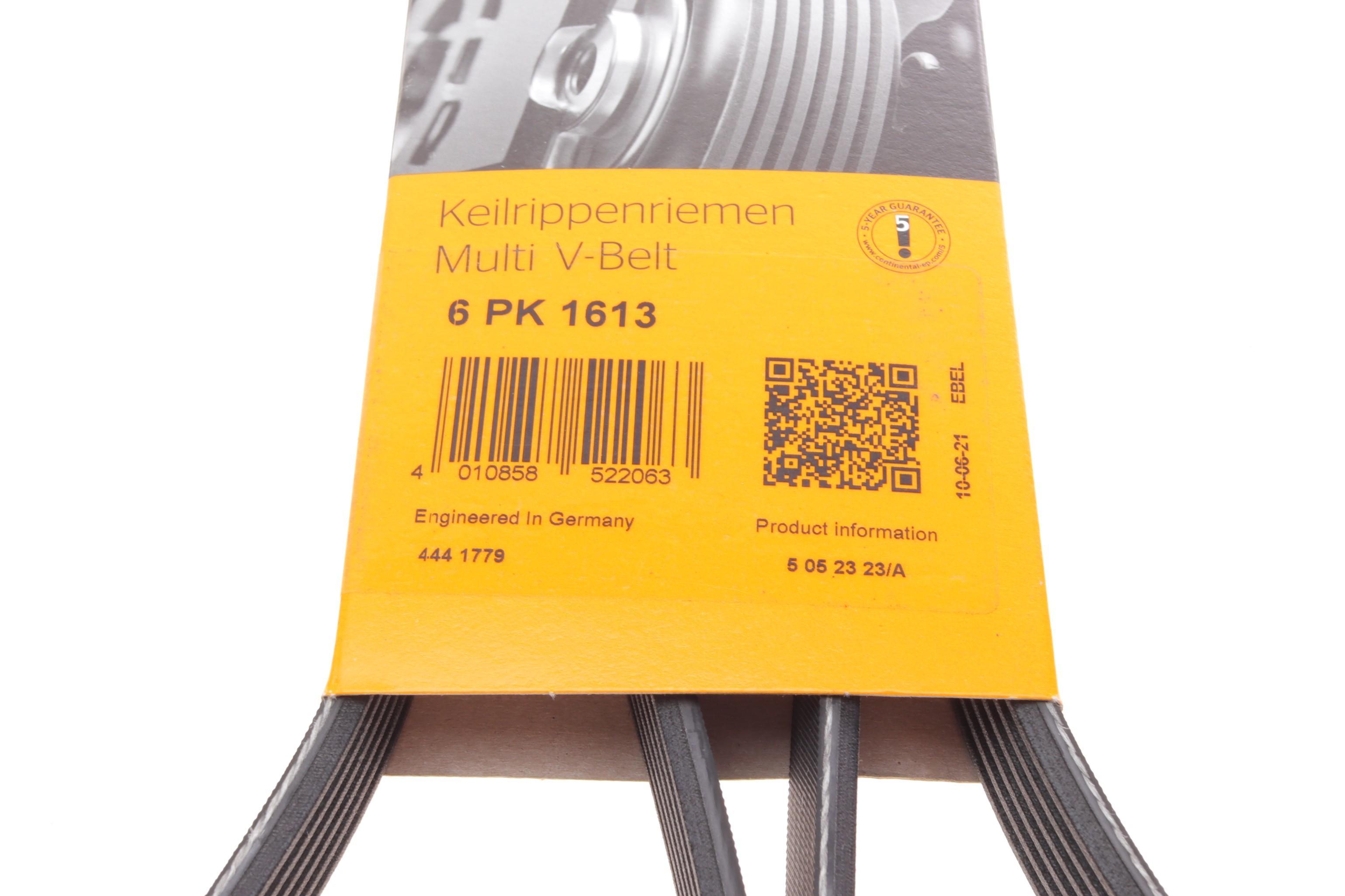 Ремінь генератора VW Crafter 2.0TDI 11-16/Opel Corsa D 1.7CDTI 06-11/Ford Fiesta 1.8DI 00-03