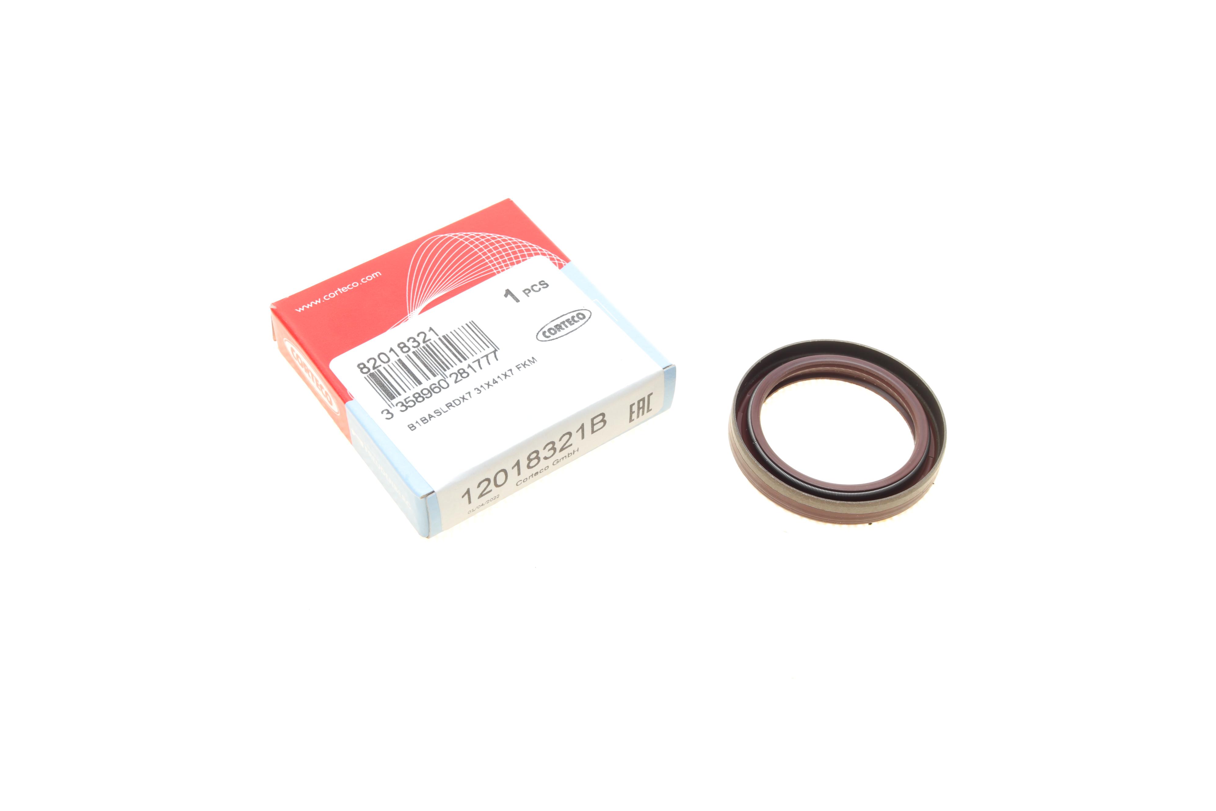 Сальник колінвалу (передній) Fiat Doblo 1.9D/JTD (31x41x7)