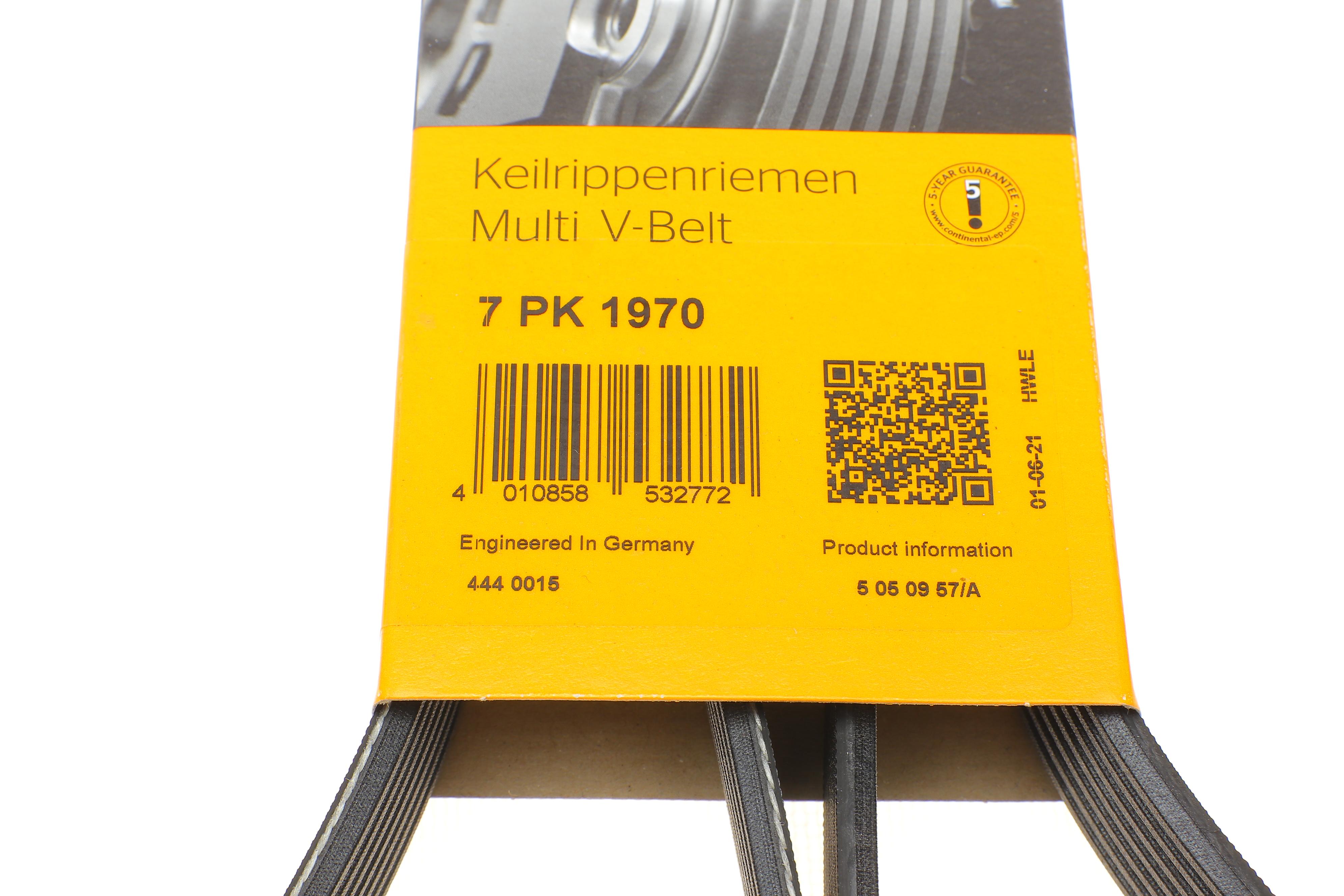 Ремінь генератора MB Sprinter 3.0CDI 06-/Opel Vivaro 2.0CDTi 06- (+AC)