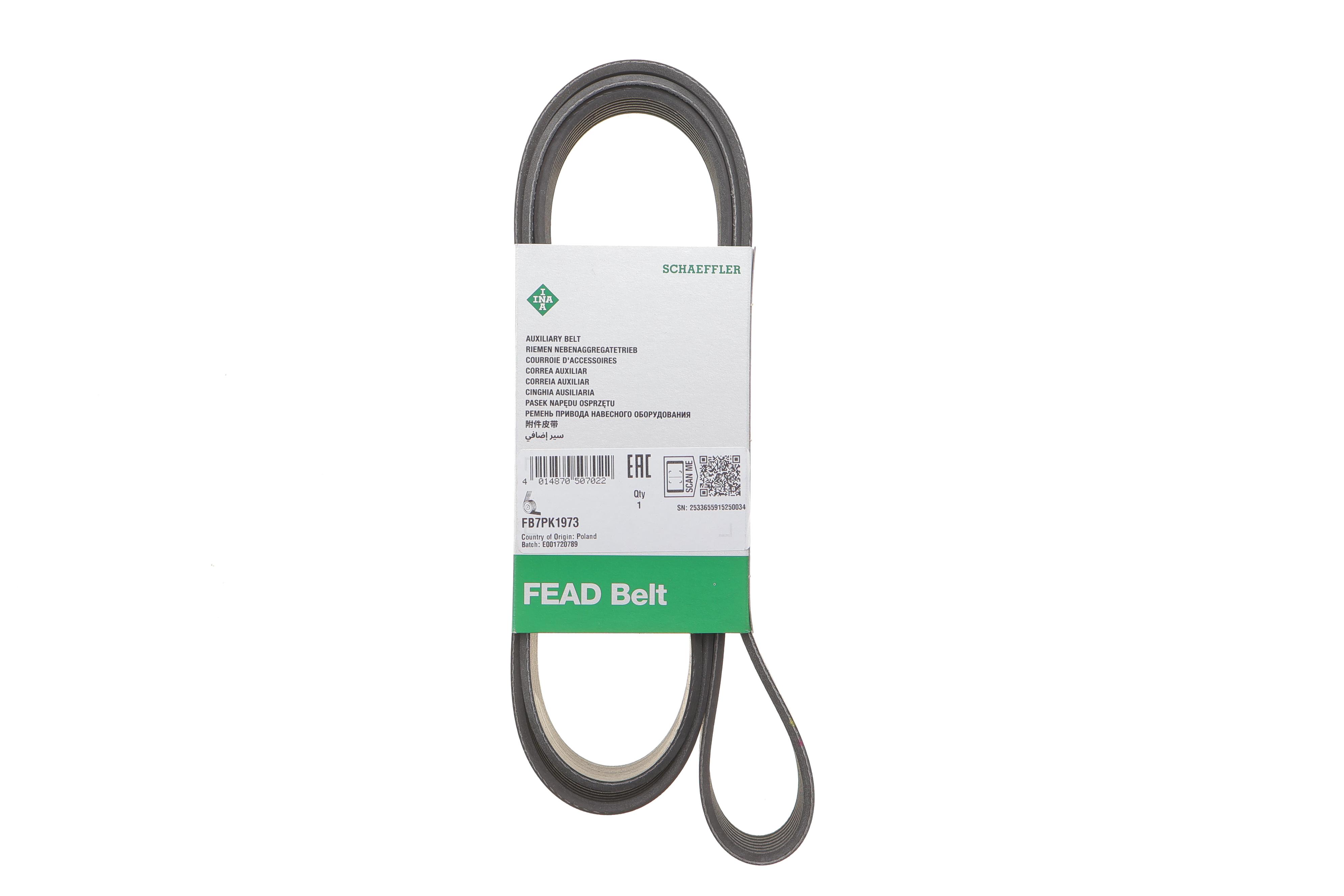 Ремінь генератора MB Sprinter 3.0CDI 06-/Opel Vivaro 2.0CDTi 06- (+AC)