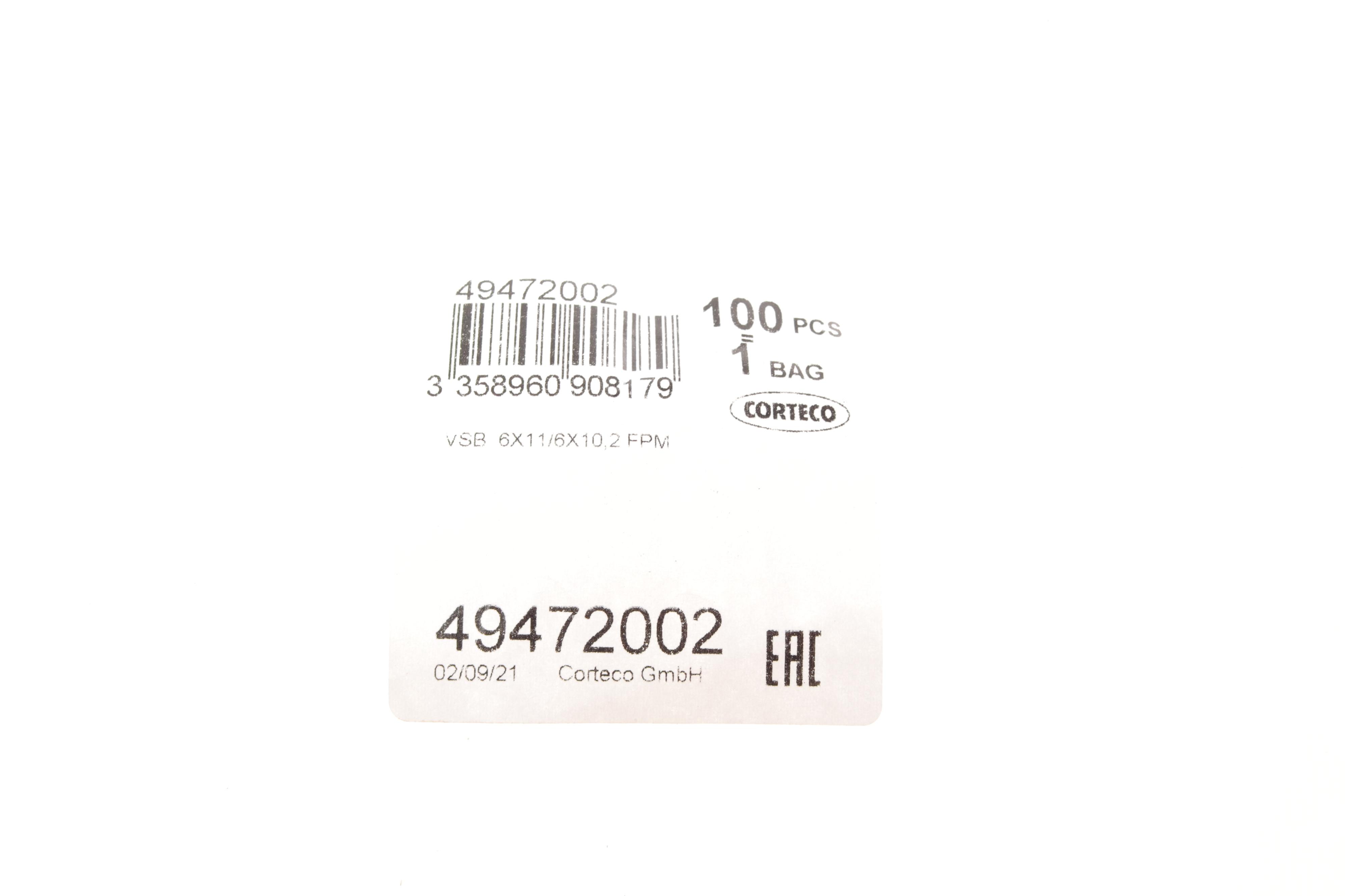 Сальник клапана (впуск/випуск) Mitsubishi Carisma/Galant/Lancer/Outlander 1.6/1.8/2.0/2.4 03-