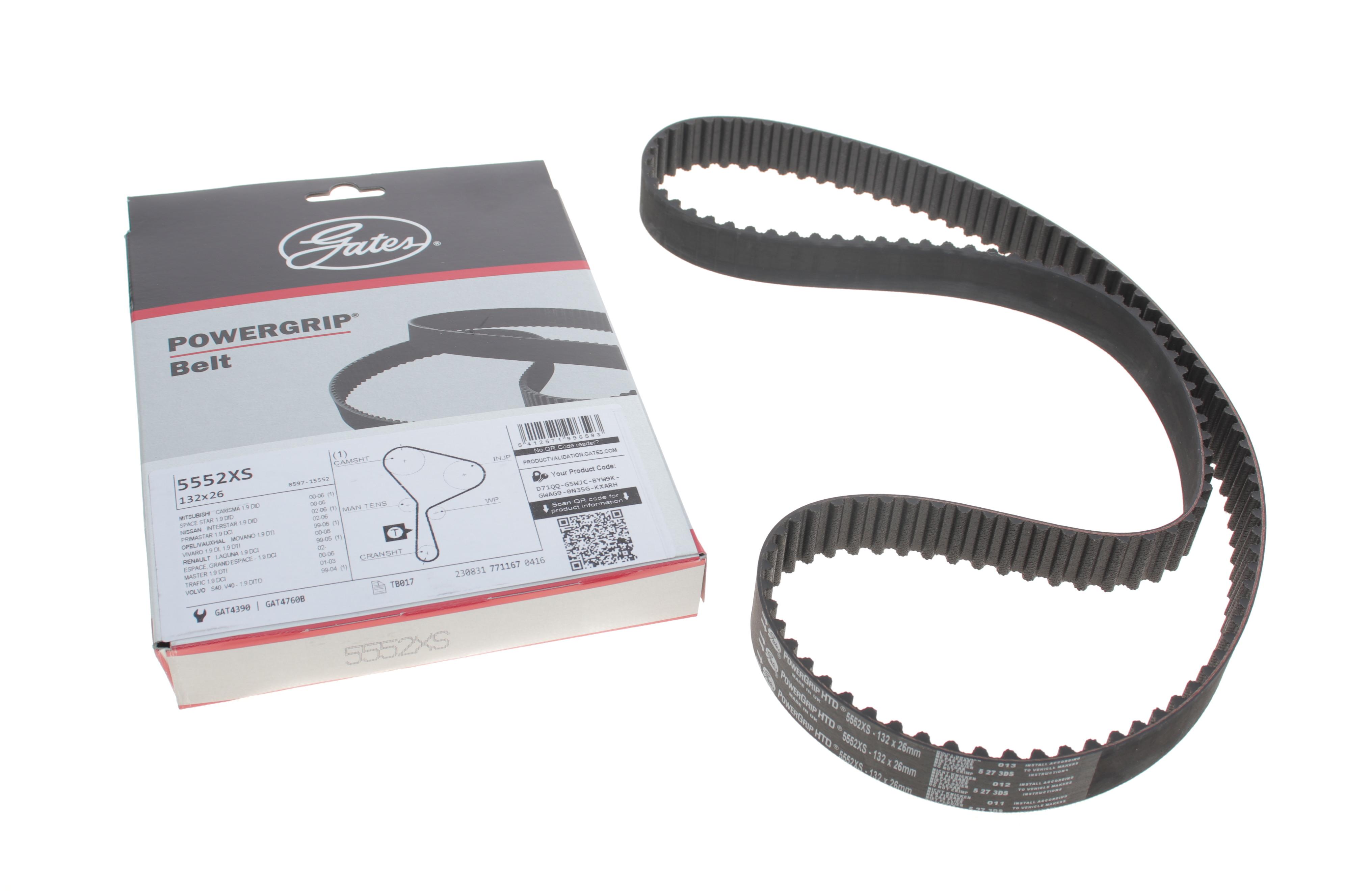 Ремінь ГРМ Renault Trafic/Opel Vivaro 1.9dCi 01-