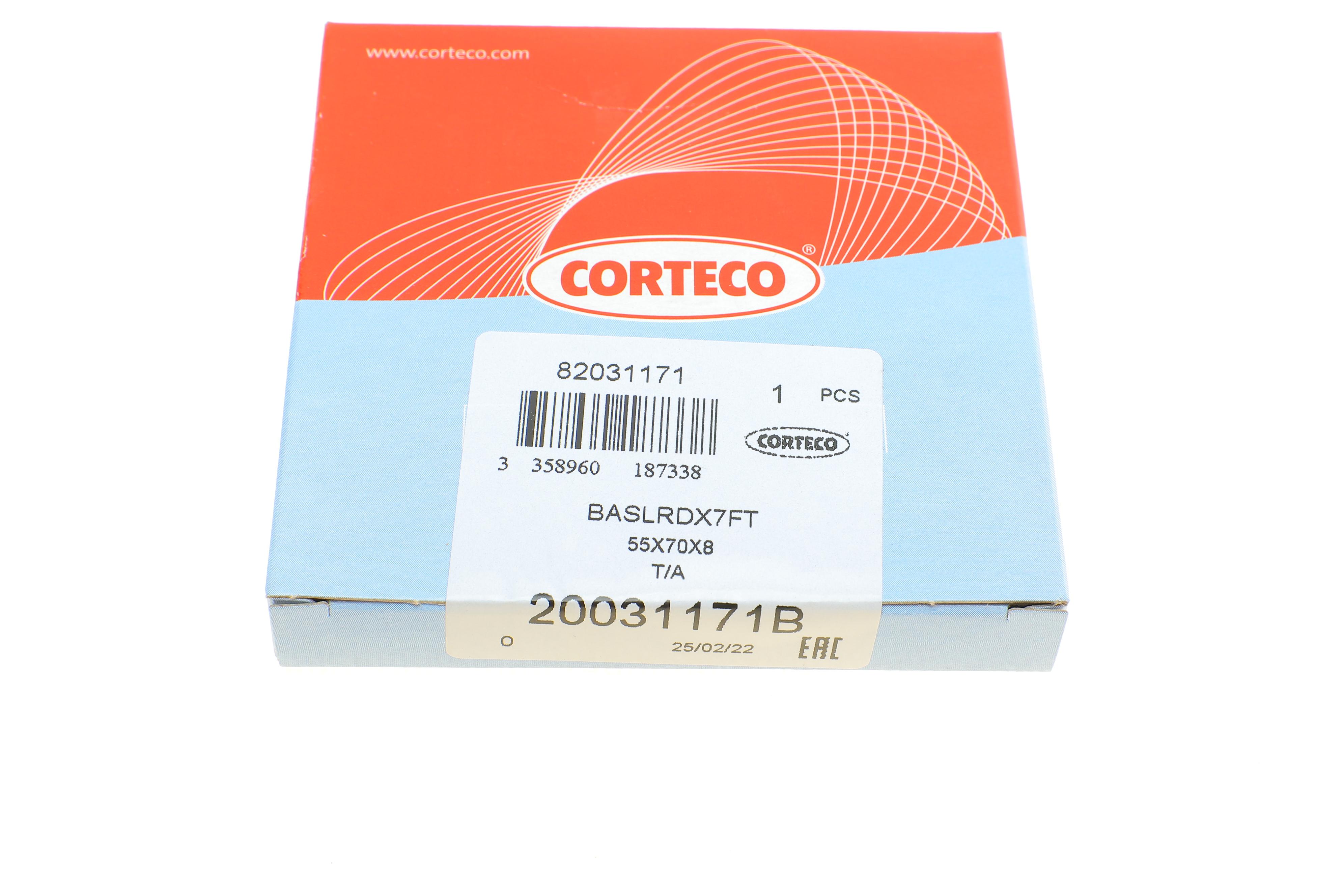 Сальник колінвалу (передній) Audi A4/ A6/ VW Touareg 2.7/3.0 TDI 04- (55x70x8)