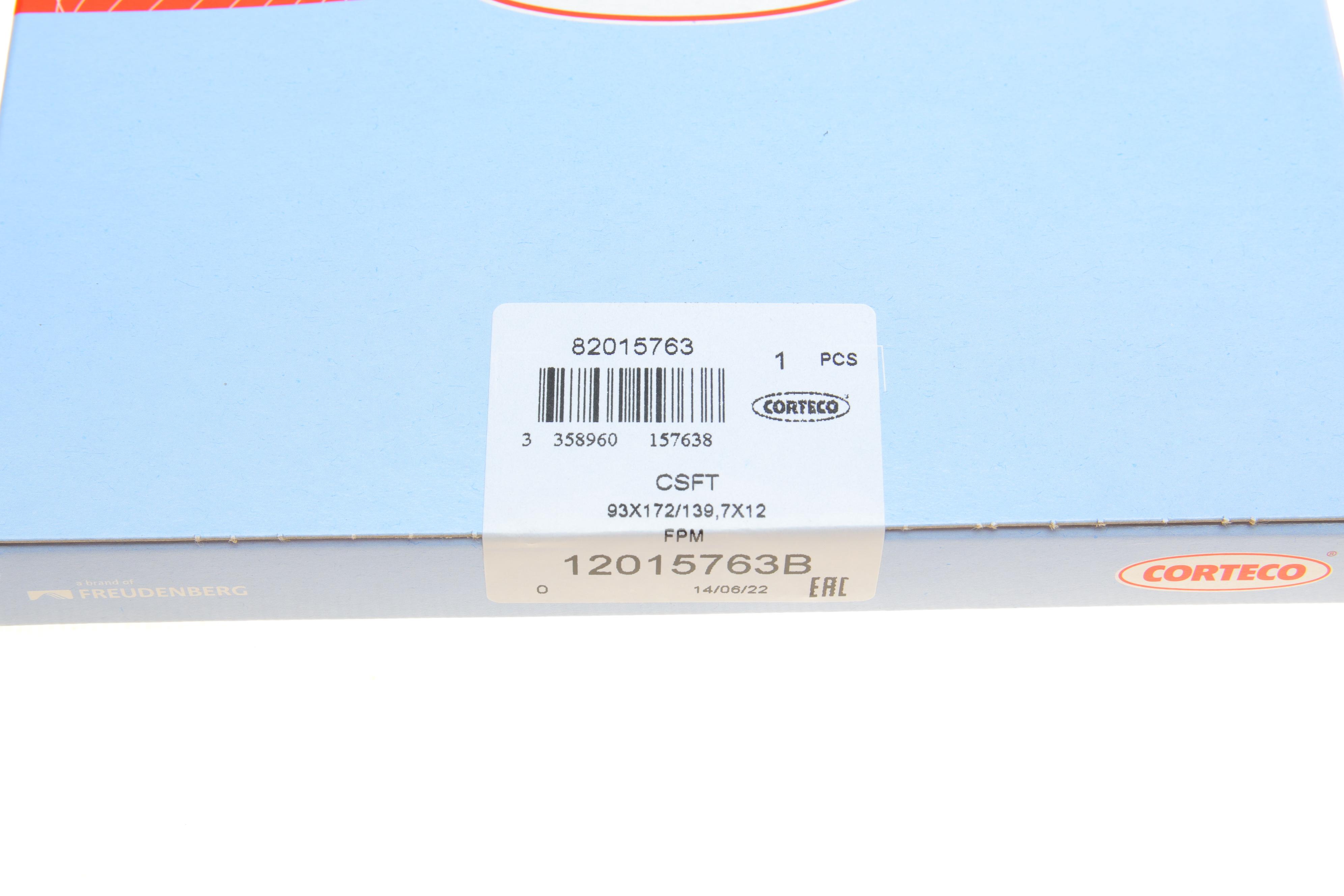 Сальник колінвалу (задній) Fiat Doblo 1.9JTD (172/139.7x93x12)