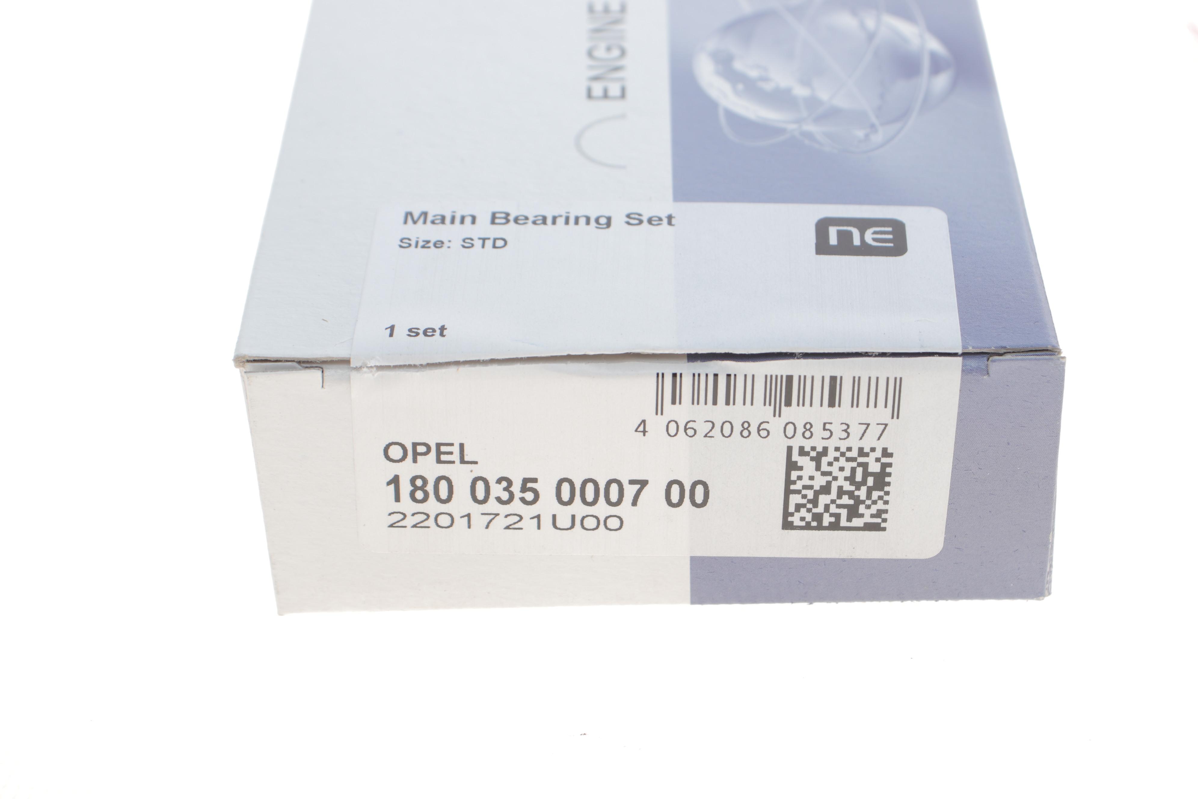 Вкладиші корінні Fiat Doblo 1.3JTD/D Multijet 01- (STD) = 6035060000