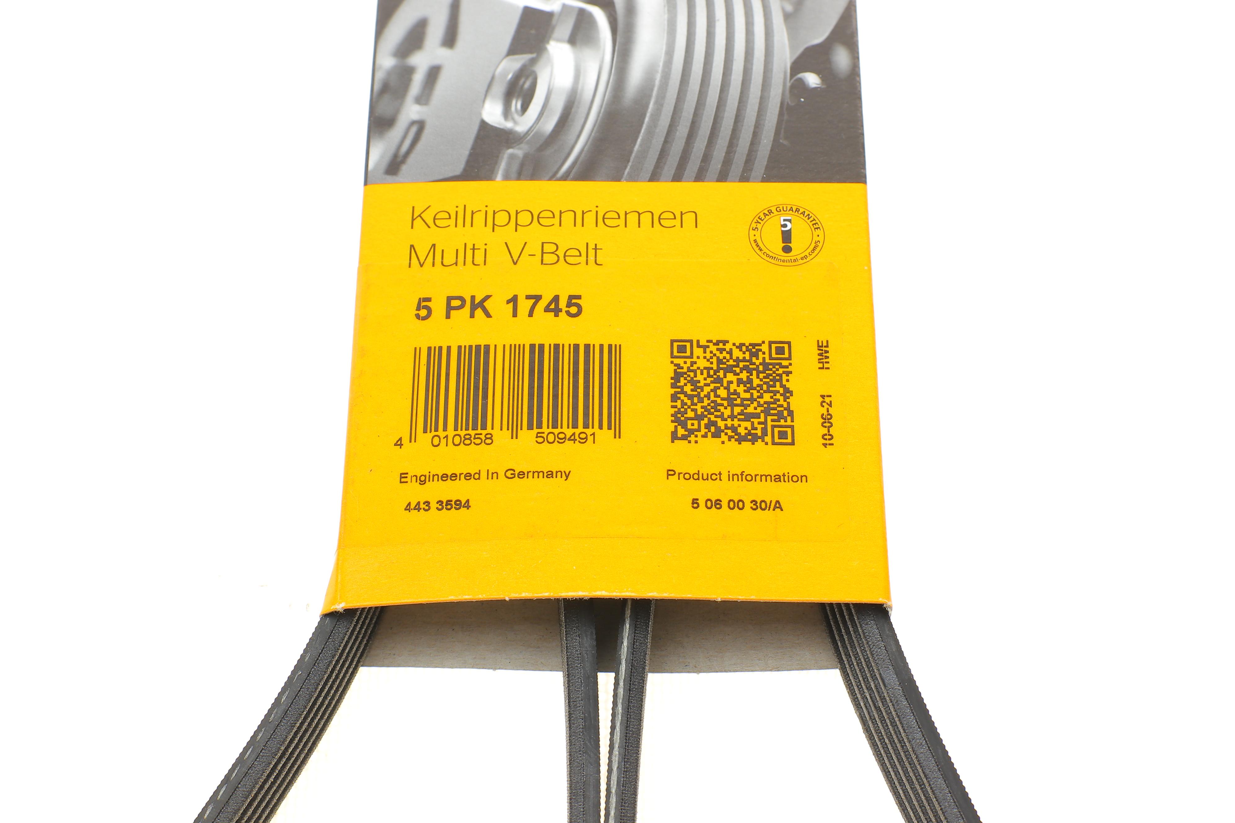 Ремінь генератора Kia Cerato/Rio 1.5-1.6 CRDI 05-/MB A-class (W169/W176) 1.8-2.2CDI 04-18