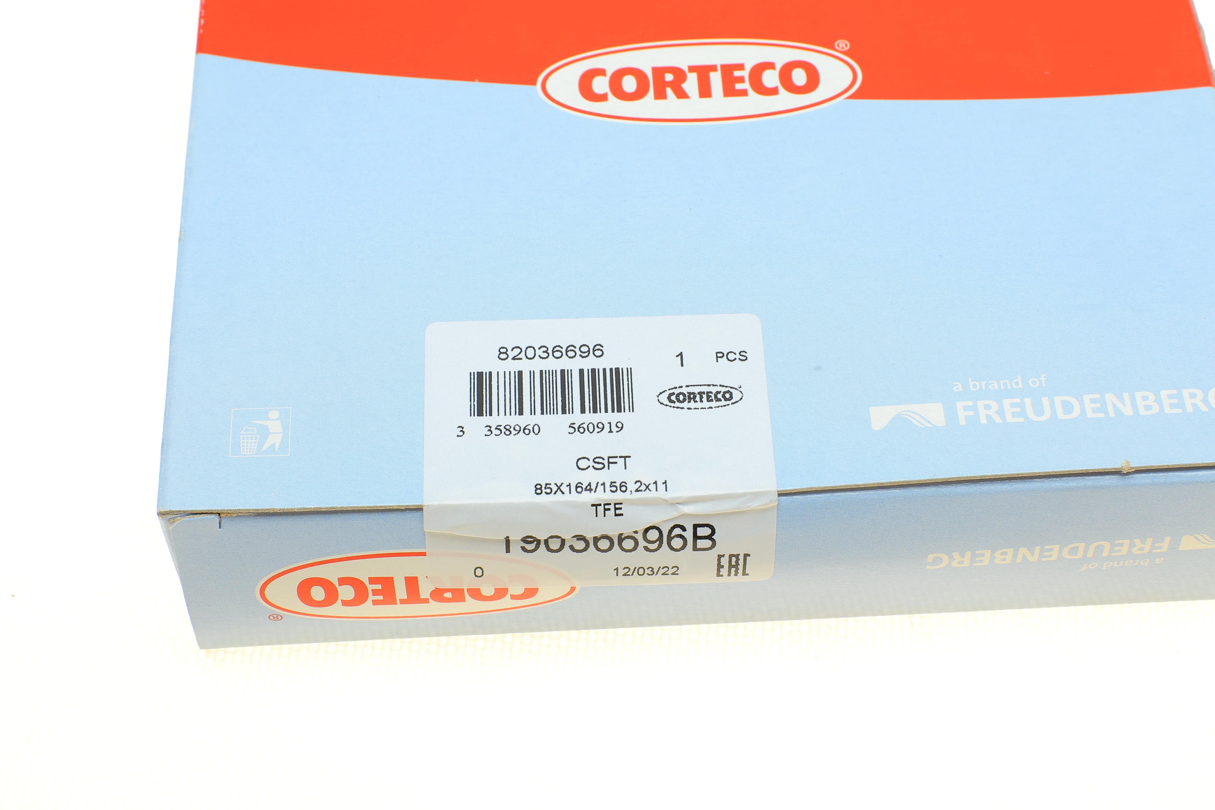 Сальник колінвалу (задній) VW Passat 1.8/2.0TSI 05- (85x164/156.2x11)