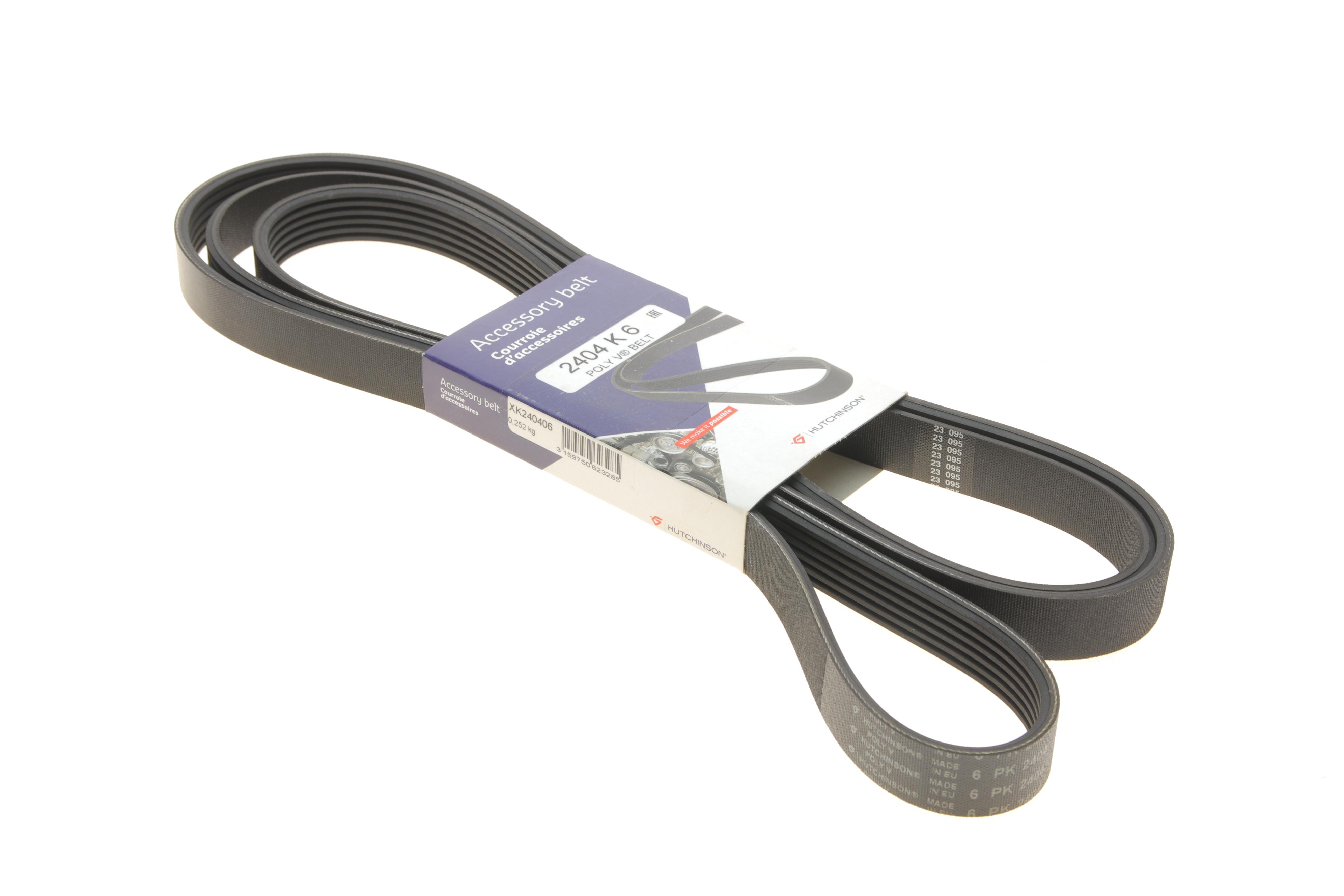 Ремінь генератора MB Vito (W639)/Sprinter 906 M272/ VW Passat /Audi 2.5TDI (6PK2404)