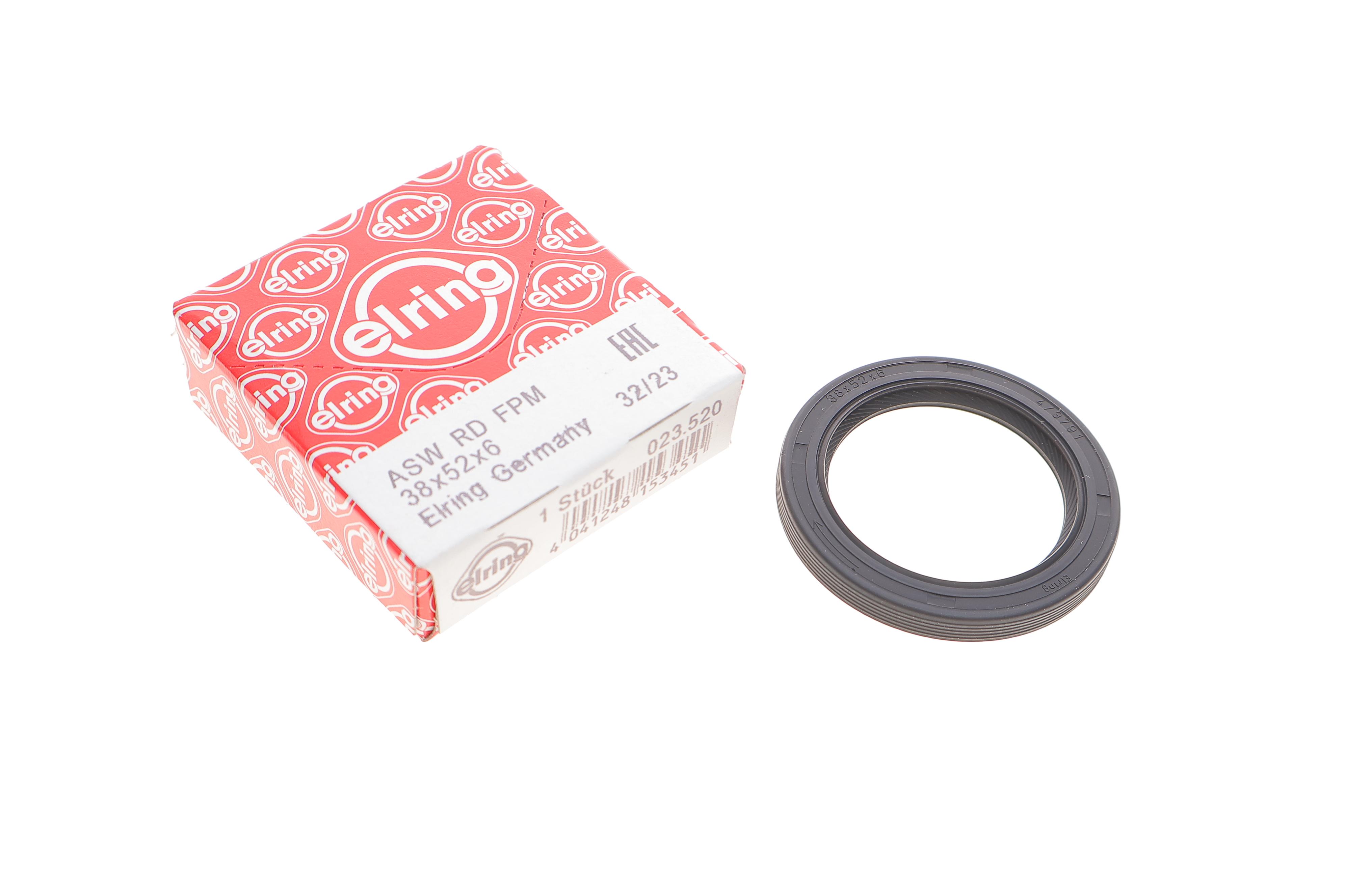 Сальник колінвалу (передній) Ford Focus/Fiesta 1.25-1.6i 16V 95- (38x52x6)