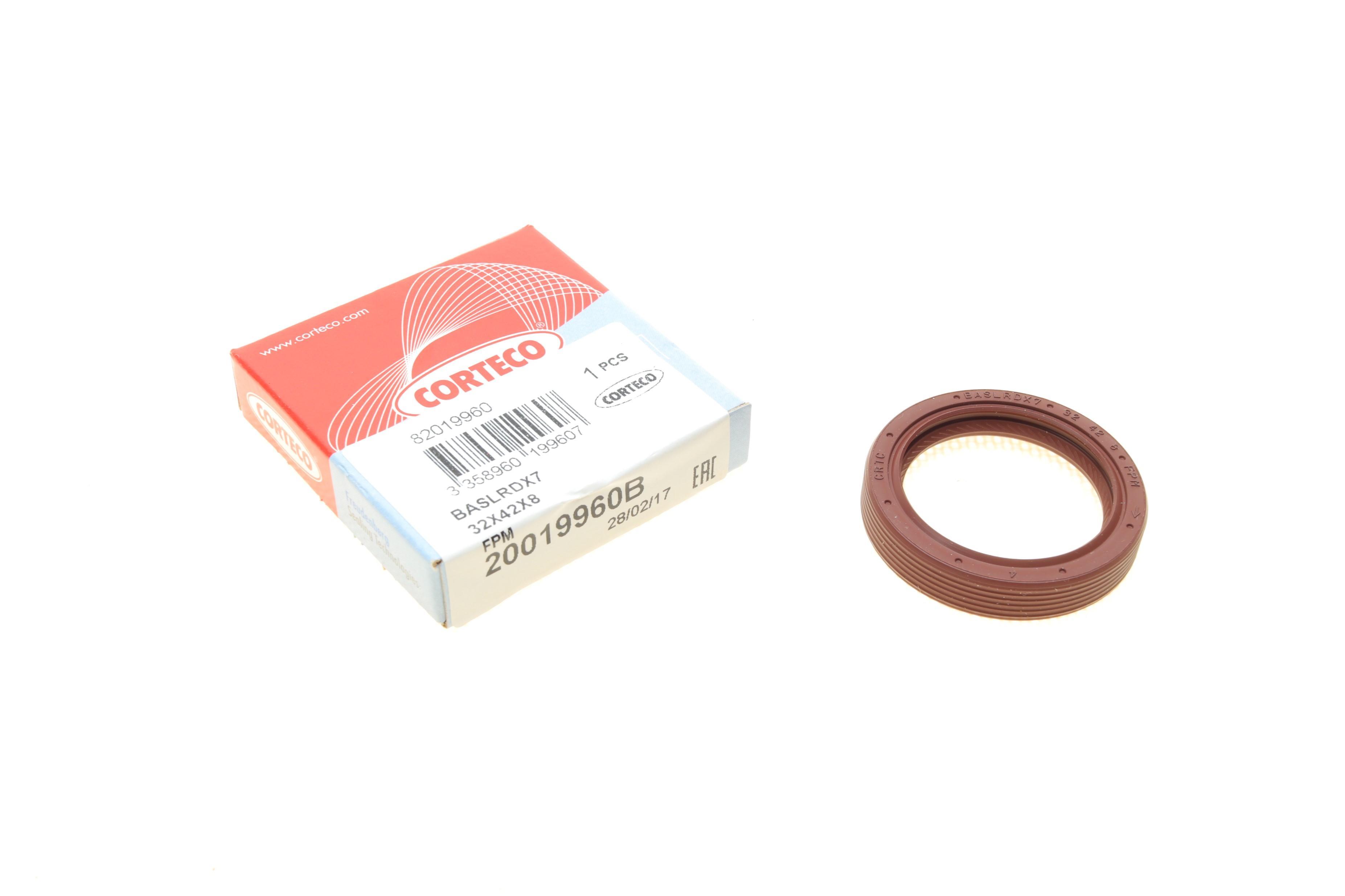 Сальник колінвалу (передній) VW Caddy 1.4/1.6i 95-10 (32x42x8)