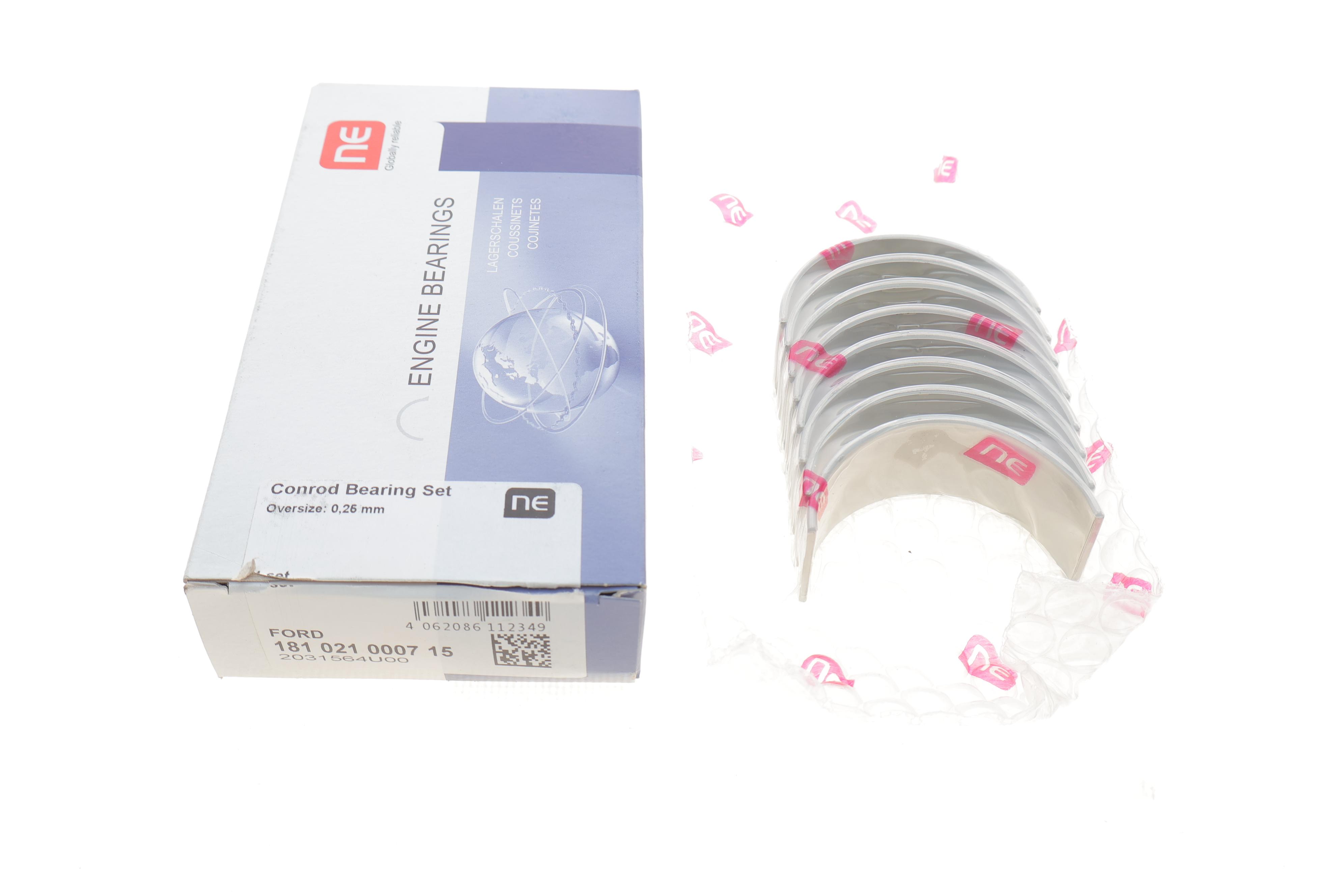 Вкладиші шатунні Ford Transit/Mondeo 2.0TD/TDCi/2.4TDI (+0.25) = 6121562500