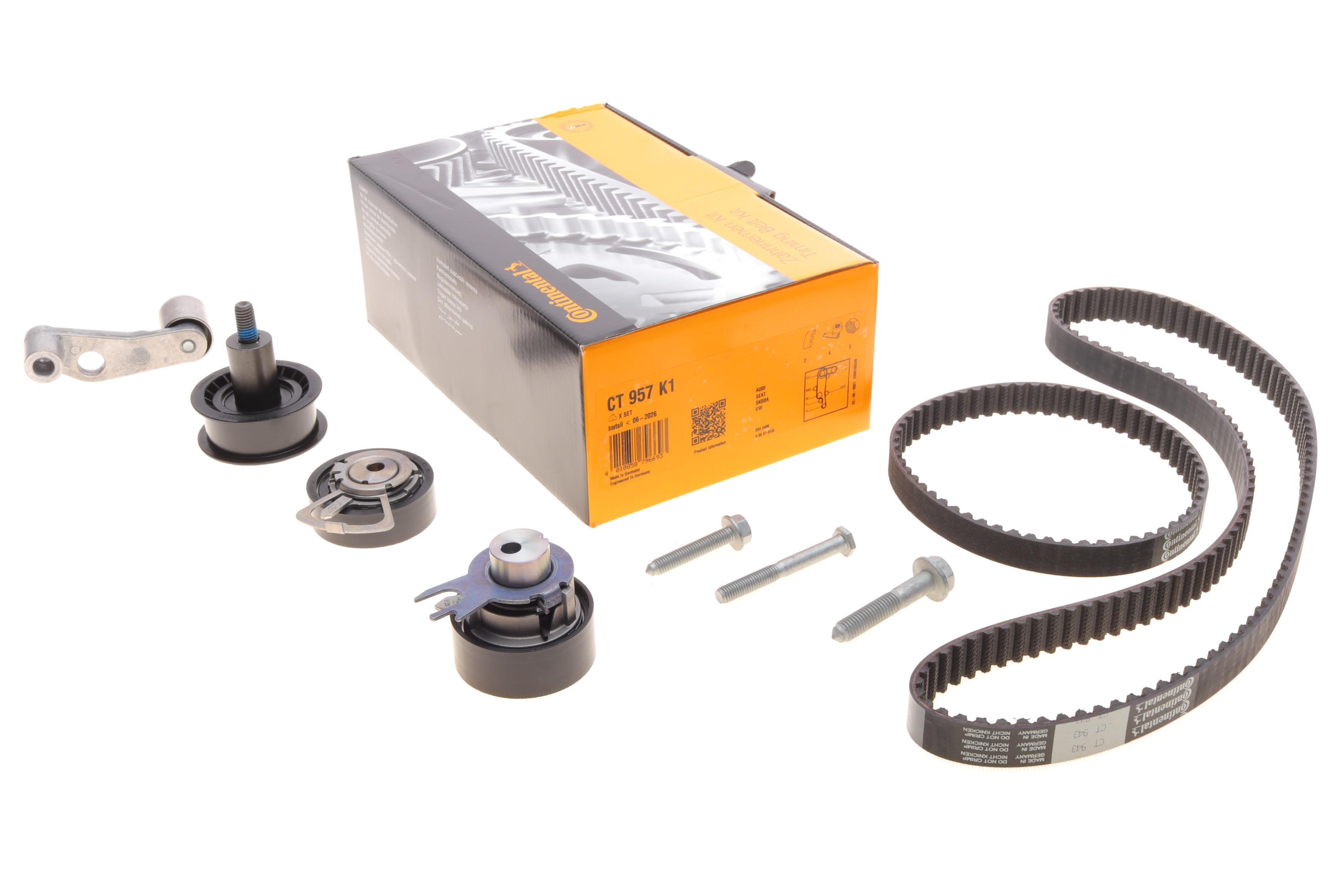 Комплект ГРМ Skoda Fabia/Octavia/VW Bora/Golf IV/Caddy 1.4/1.6 16V 97- (20/17x130/58z)