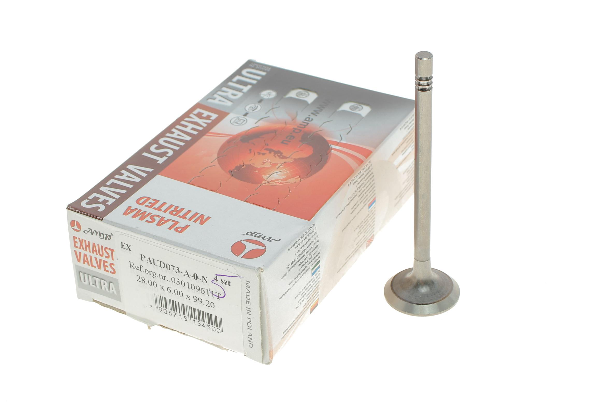 Клапан (випуск) Skoda Fabia/VW Caddy/Polo/Seat Arosa/Ibiza 1.2-1.4 (28x6x99.2) (азотування)