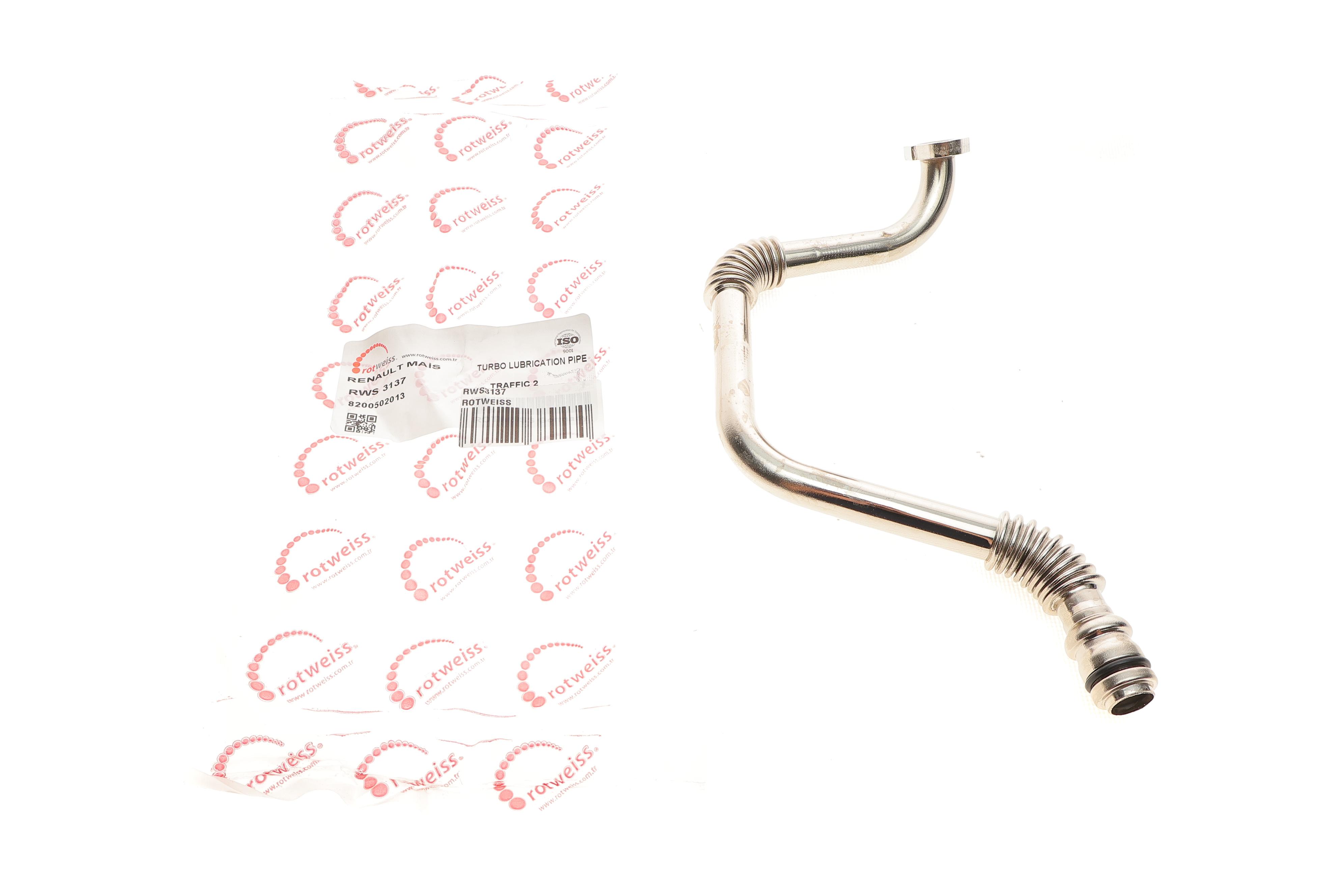 Трубка зливу оливи з турбіни Renault Trafic 01- 1.9dCi