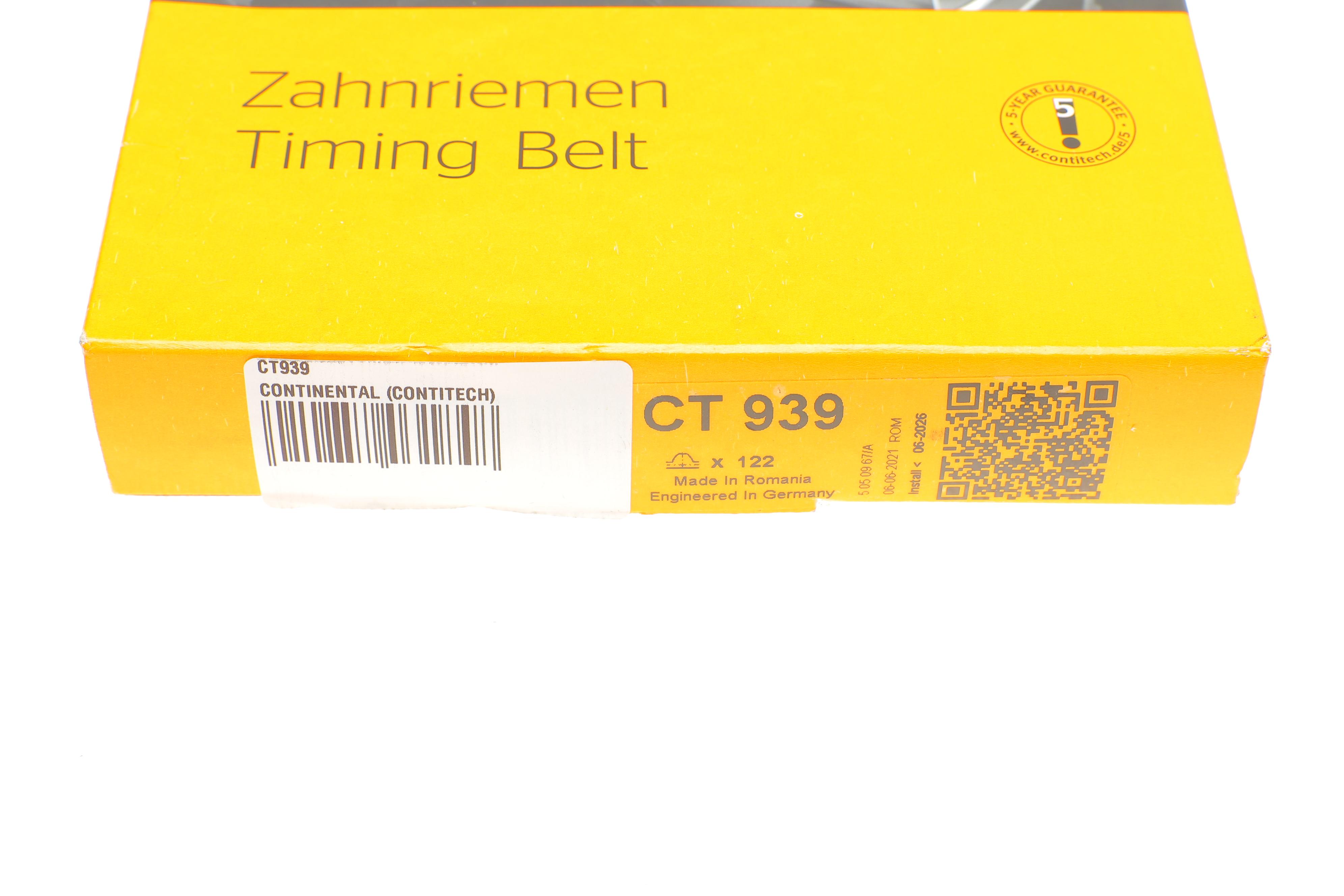 Ремінь ГРМ VW LT/VW T4 2.5TDI/SDI 90-06/Audi 100/A6 2.4D/2.5TDI 89-97 (круглий зуб) (122x26.4)