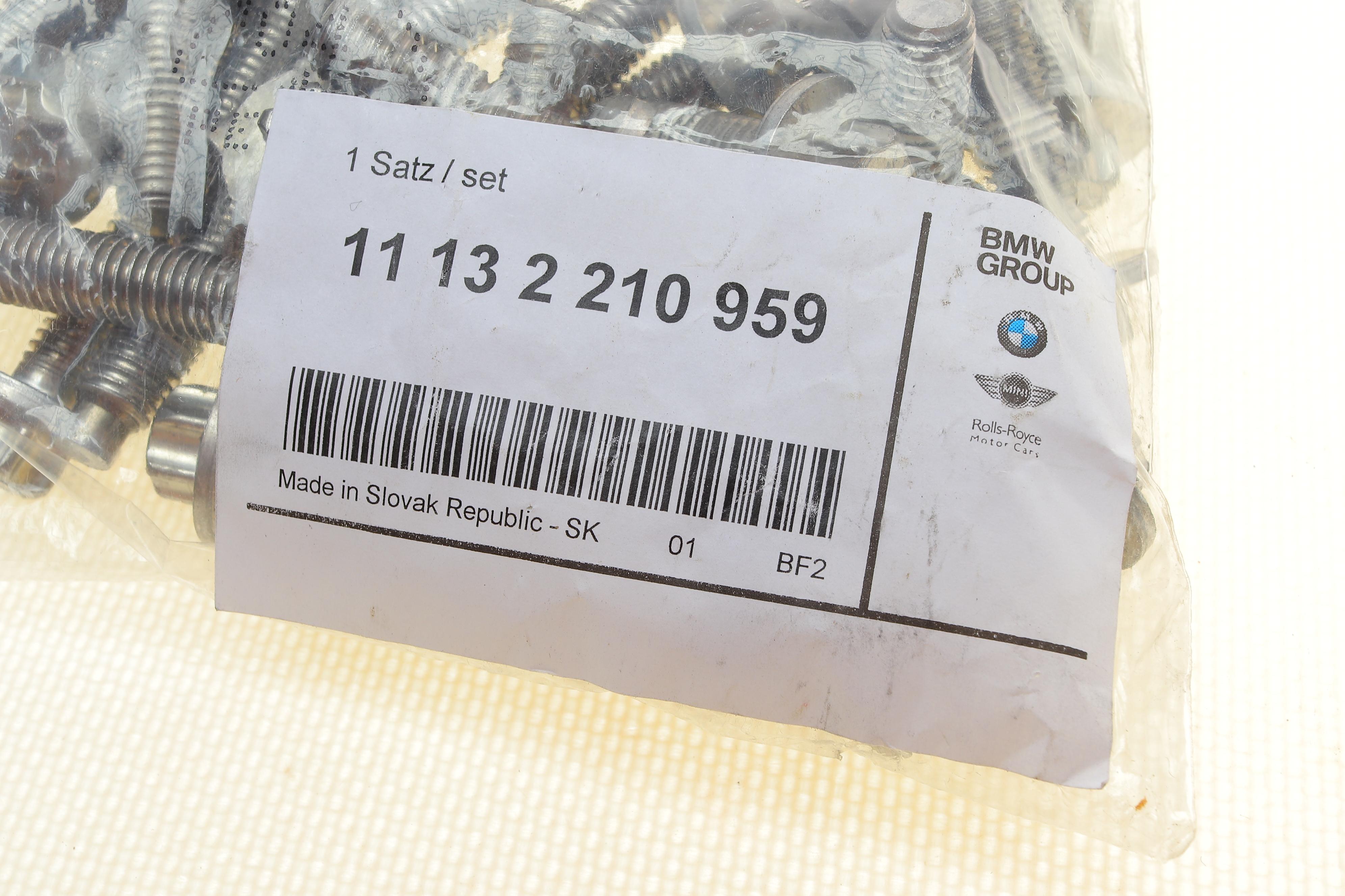 Болт піддону масляного BMW 5 (F10/F18)/X3 (F25)/X5 (E70/F15/F85)/X6 (E71/E72/F16/F86) 09- (к-кт)
