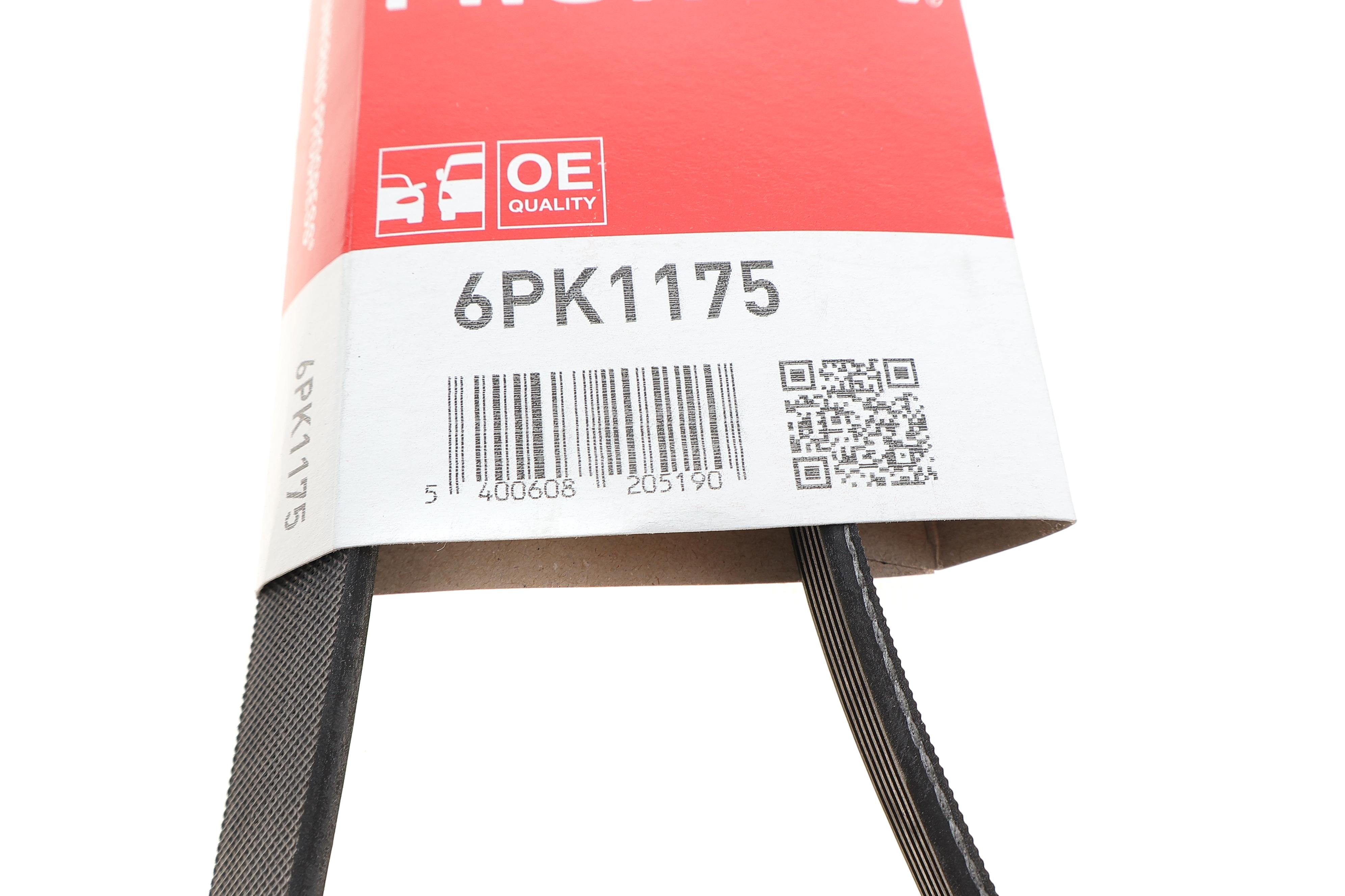 Ремінь генератора Renault Duster 1.5 dCi 17- (6PK1175)