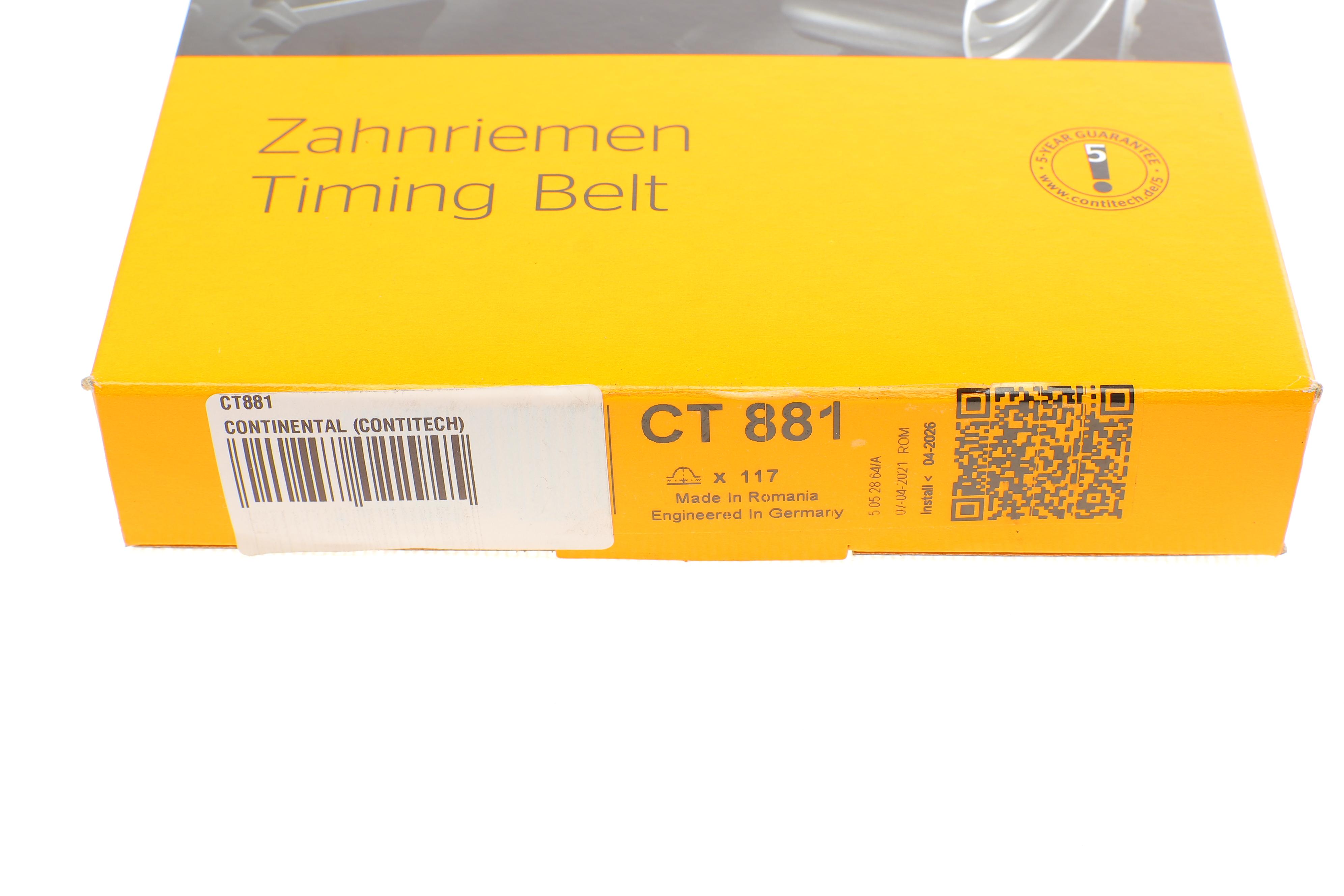 Ремінь ГРМ Ford Fiesta/Focus/Kuga/Mondeo/Mazda 2/Volvo S80/S60/V50/V70 1.4/1.6 95- (117x22)