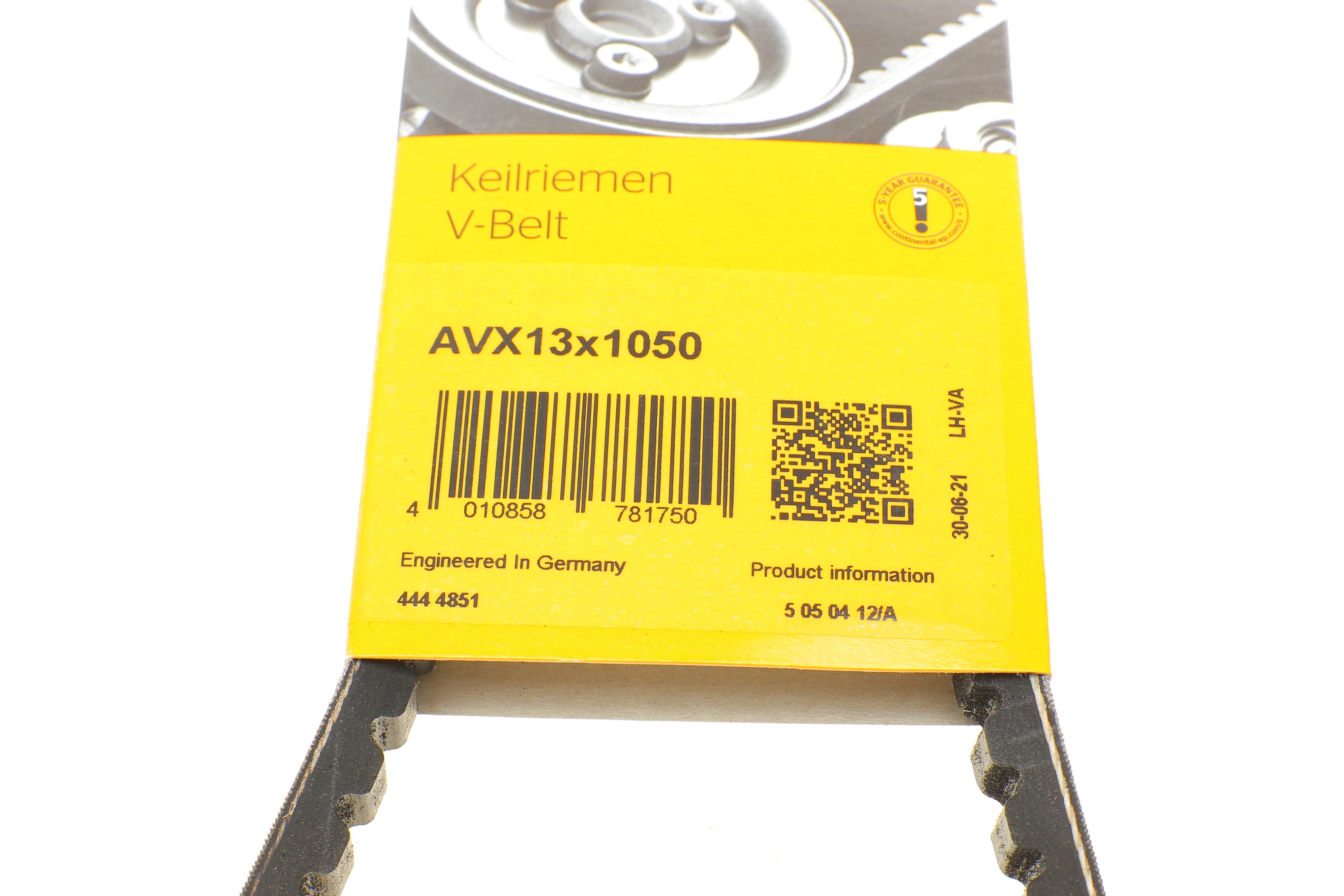 Ремінь генератора VW Golf 1.5/1.6 77-83/Toyota Hilux/Land Cruiser 1.8/3.5 83-01/Audi 100 2.0D 78-83