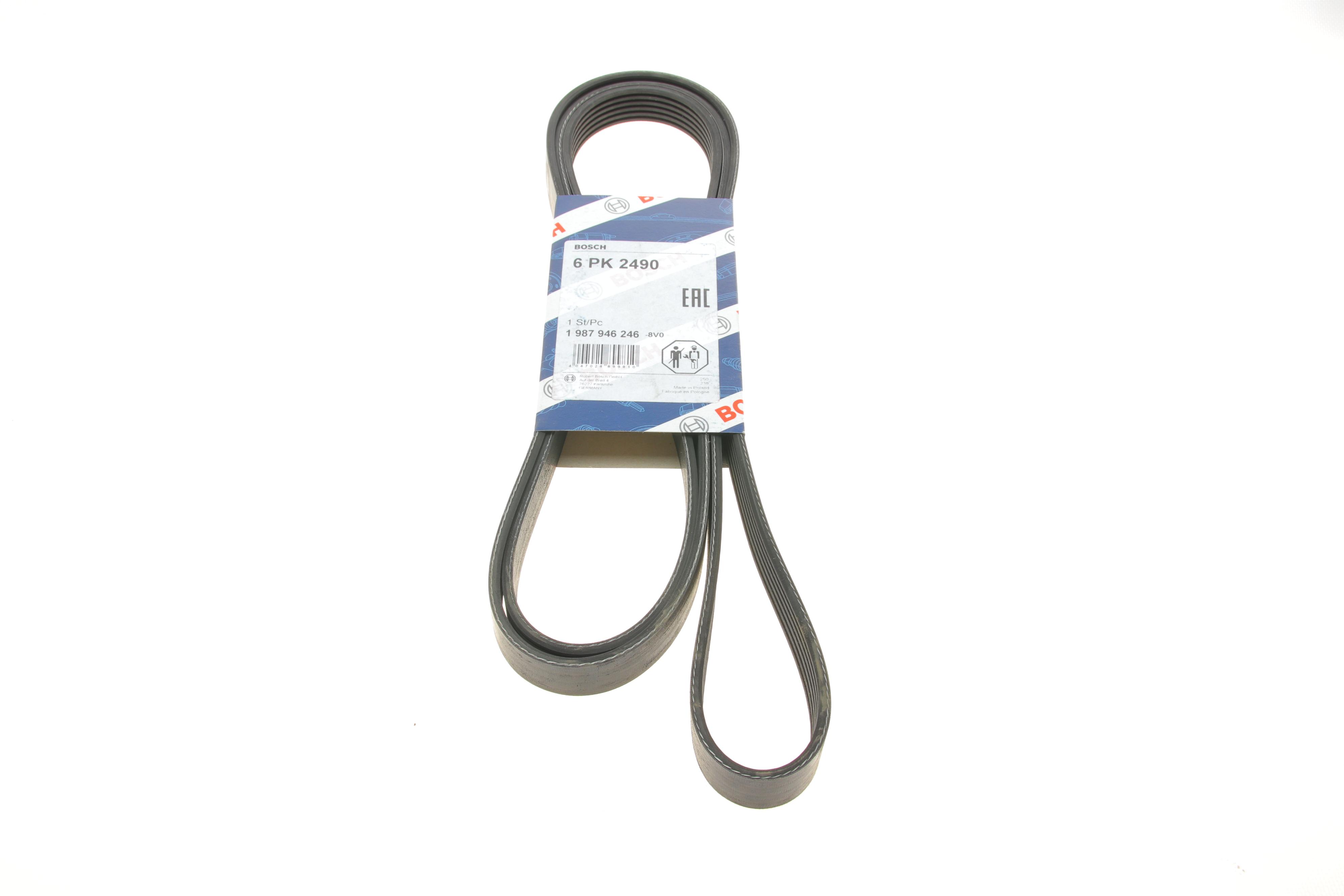 Ремінь генератора Audi A4/A6/A8/Q7 2.7/3.0TDI 04- (6PK2490)