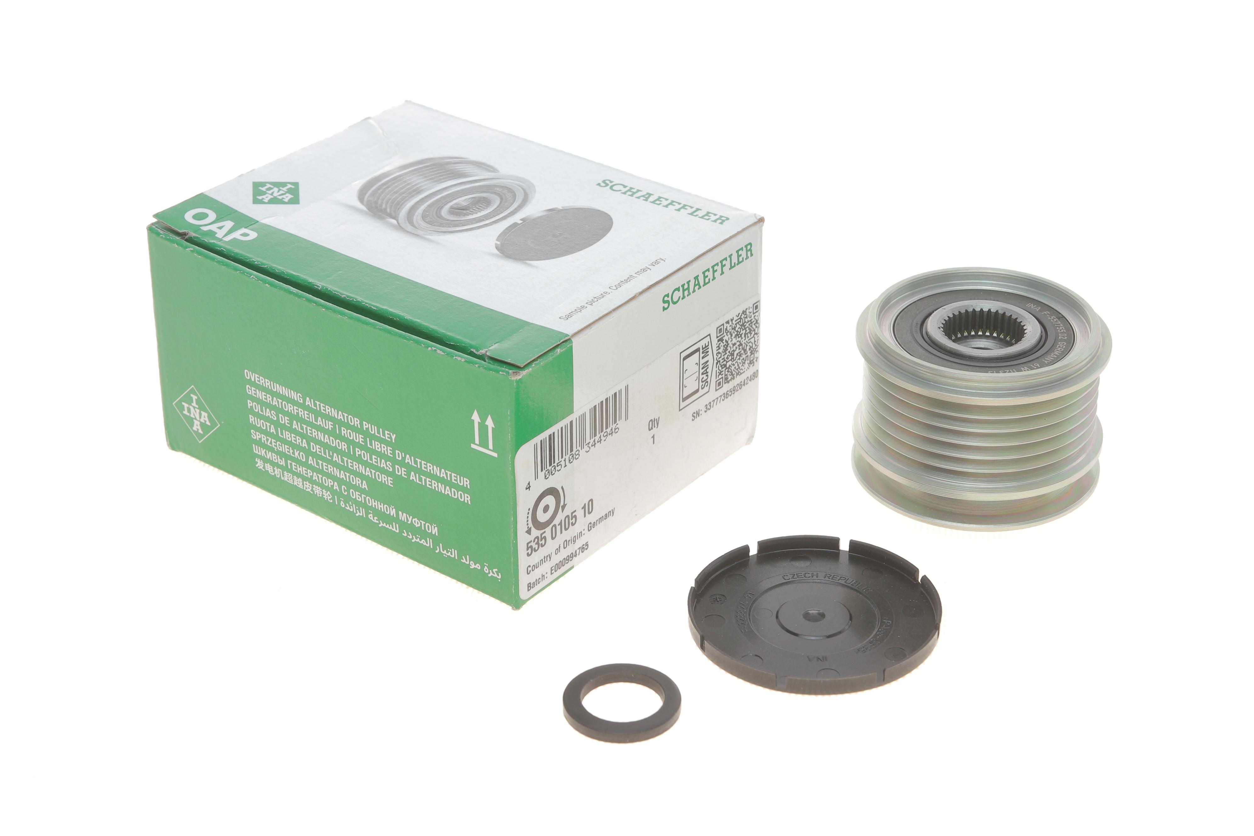 Шків генератора Renault Kangoo 1.5 dCi/1.4/1.6i/MB Citan 1.5CDI, 6PK